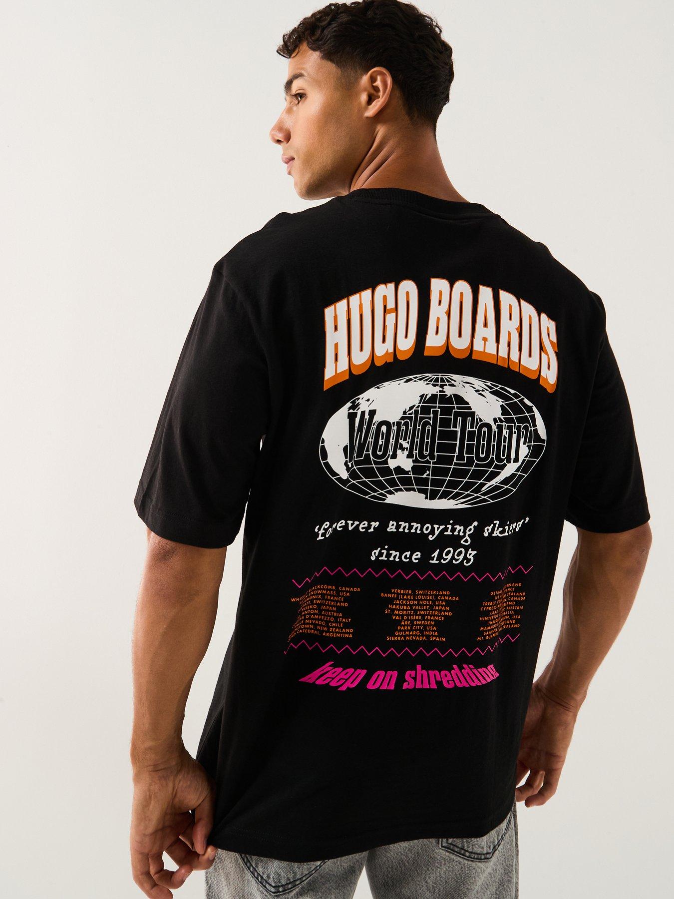 HUGO Nartupix Regular Fit T-Shirt - Black