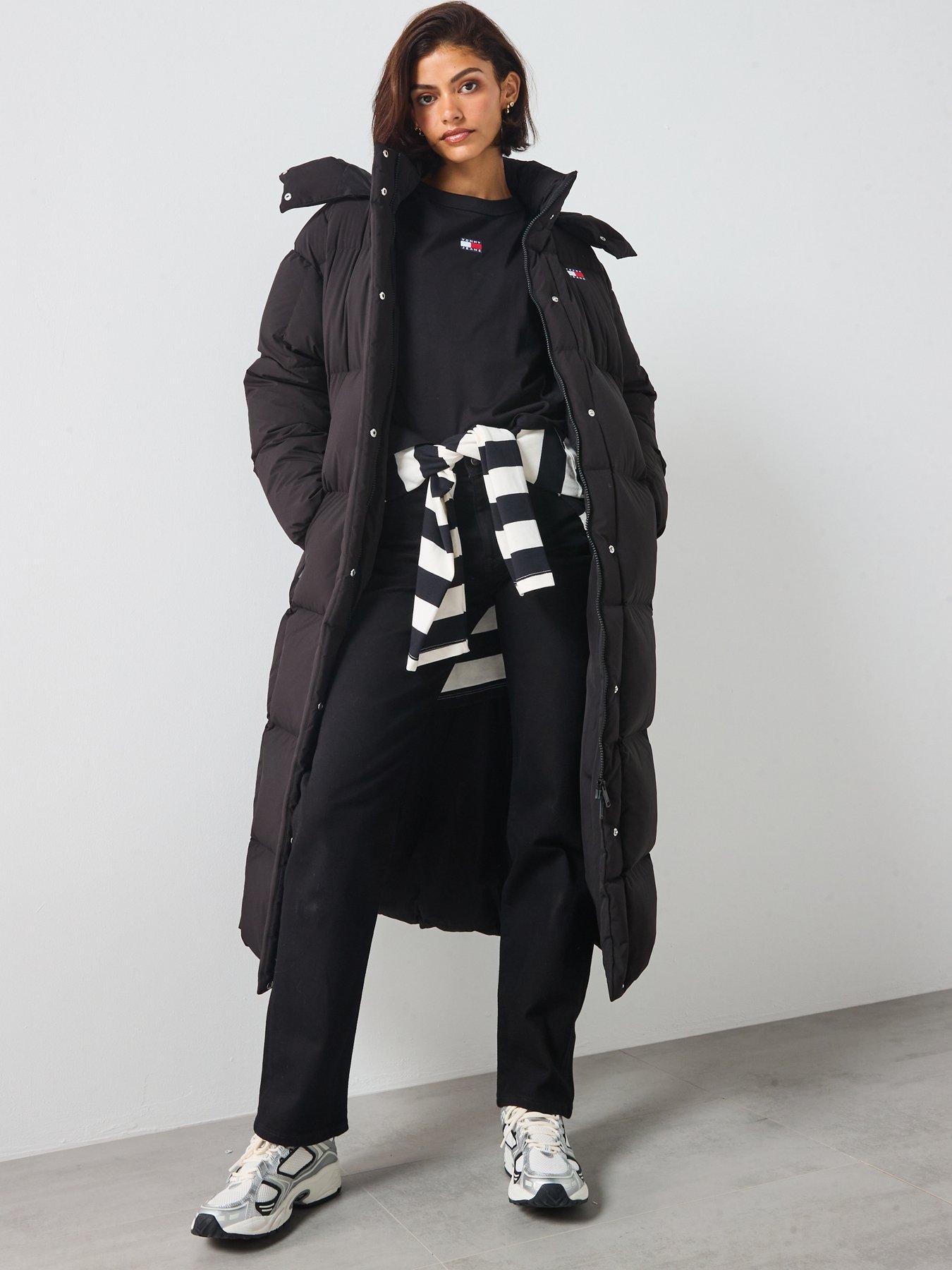 Image 3 of 5 of Tommy Jeans Alaska Maxi Puffer Coat - Black