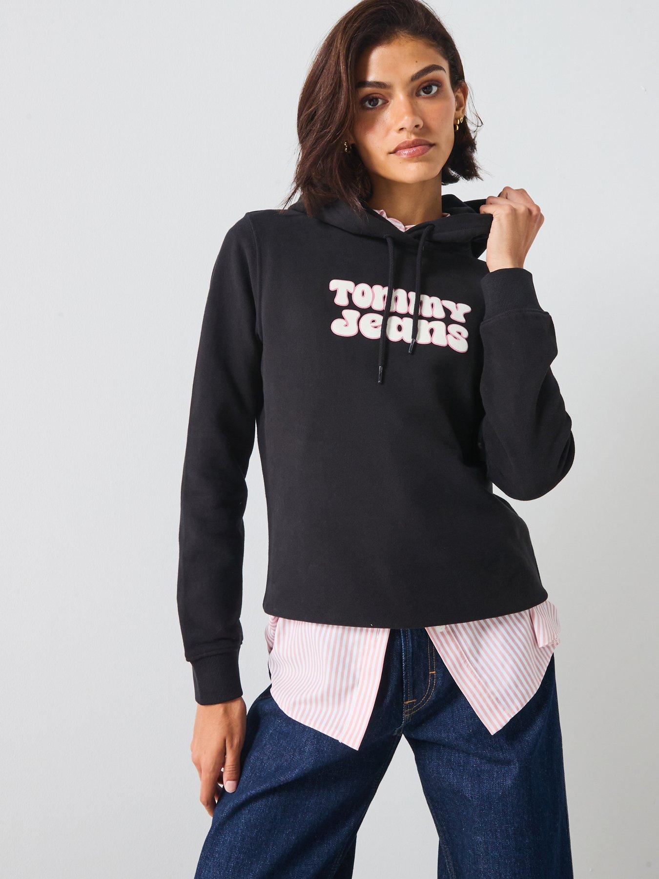 Tommy Jeans Logo Hoodie - Black