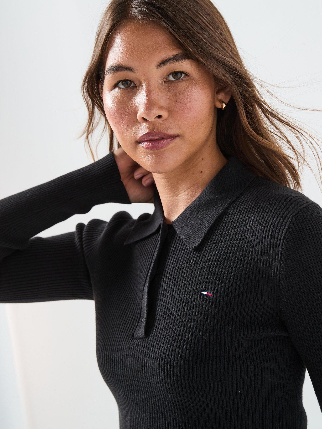 tommy-jeans-essential-polo-sweater-blackoutfit