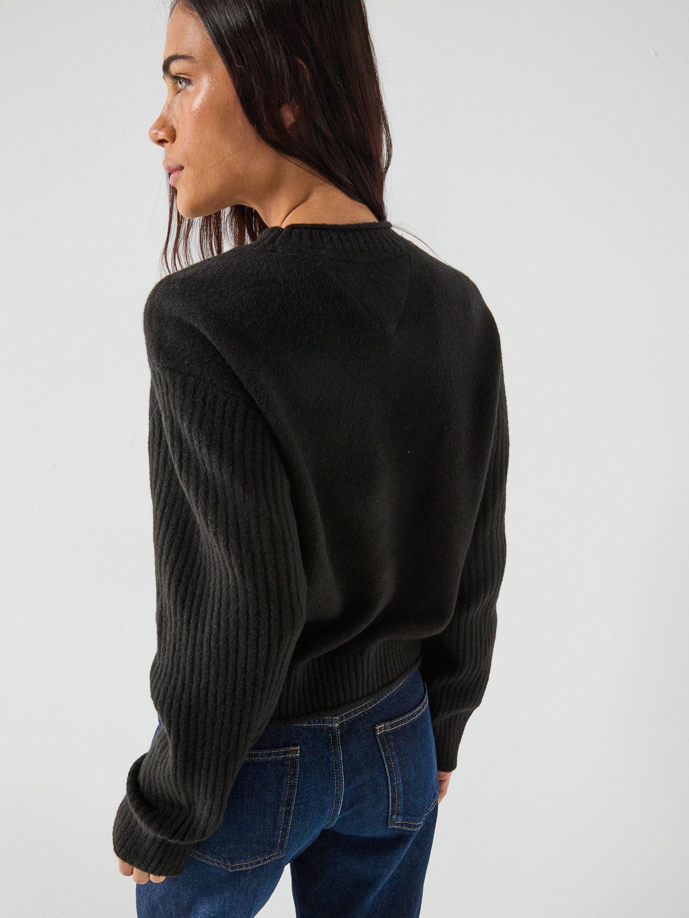 tommy-jeans-melange-flag-sweater-blackstillFront