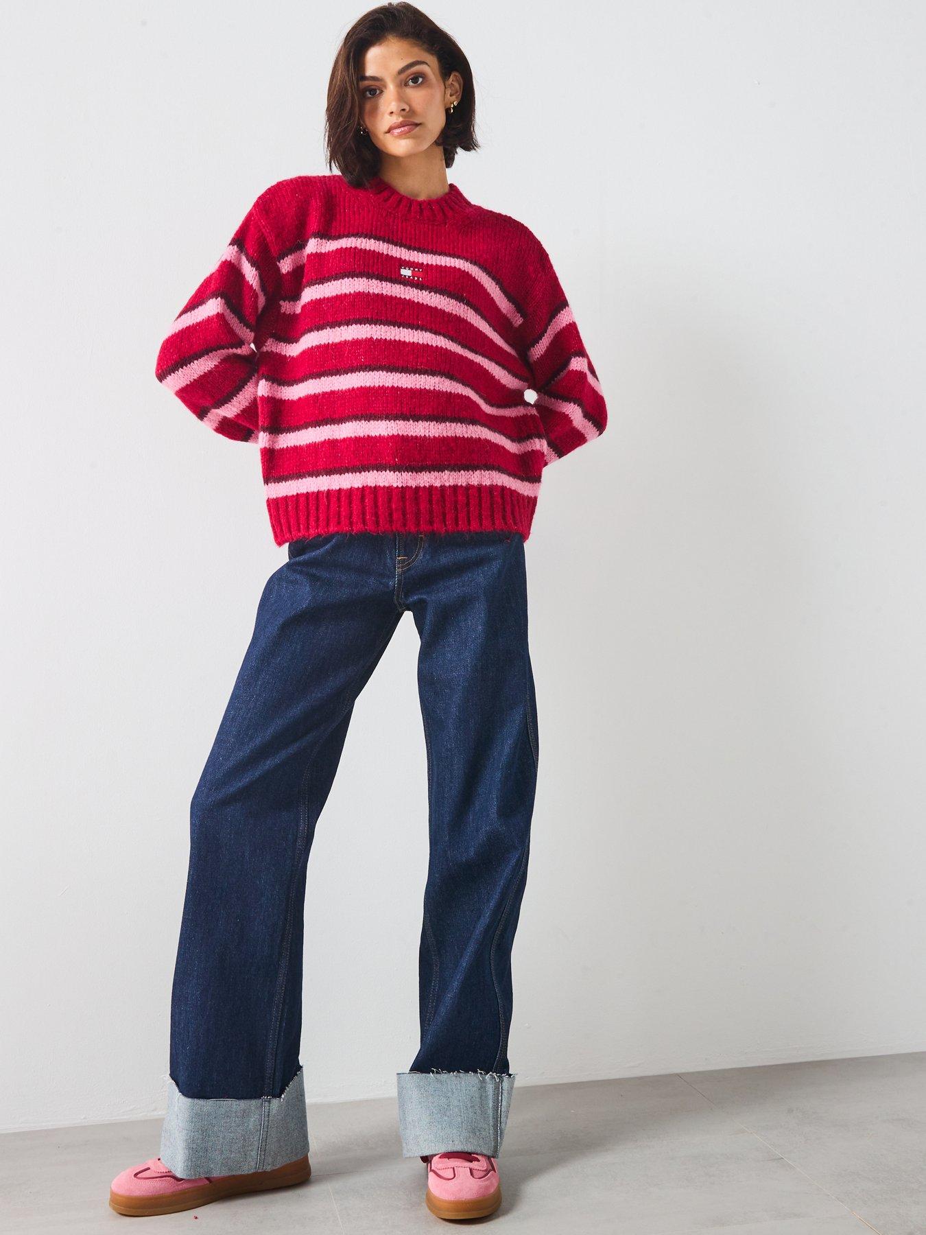 tommy-jeans-badge-detailed-striped-fluffy-jumper-multiback