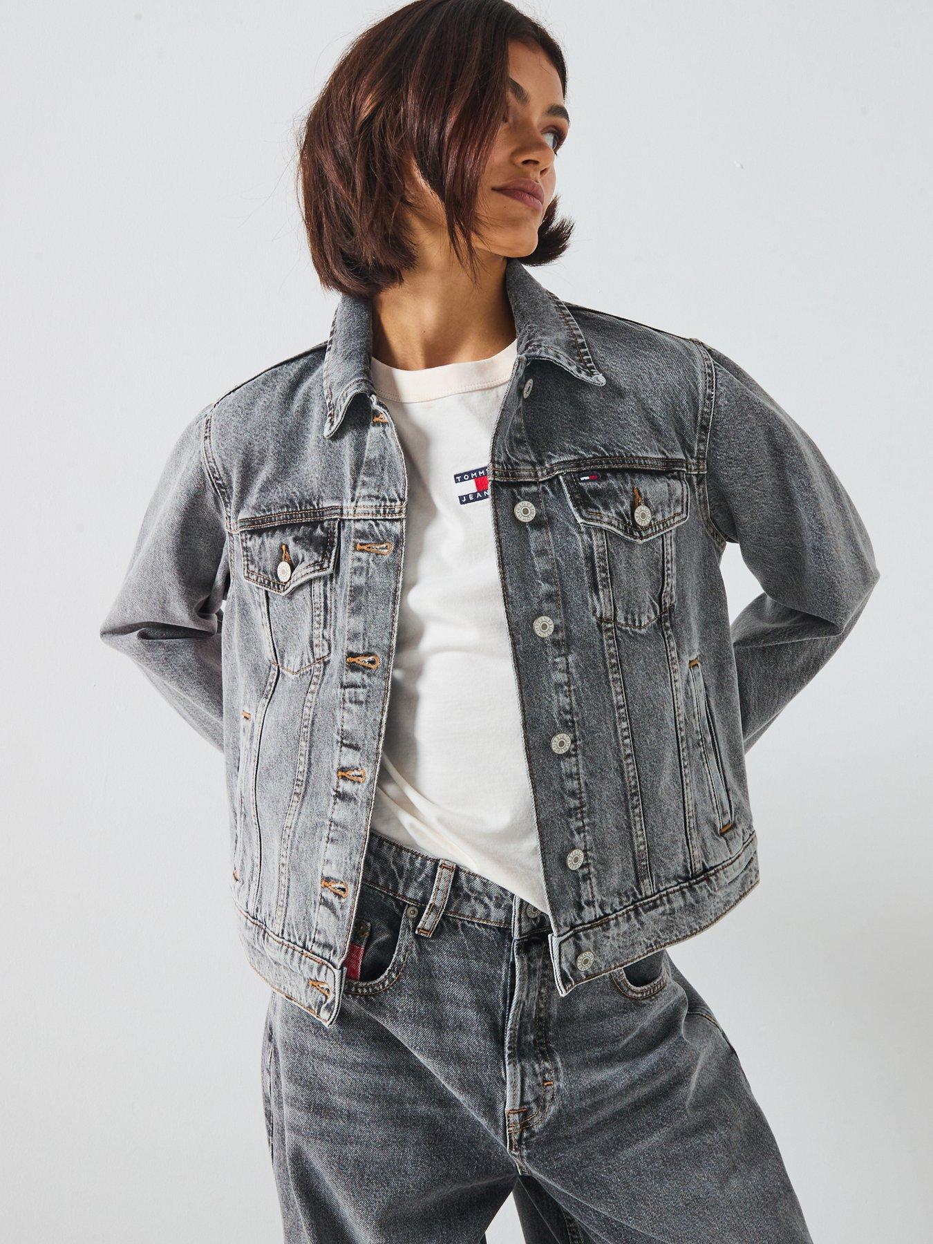 Tommy Jeans Trucker Denim Jacket - Grey