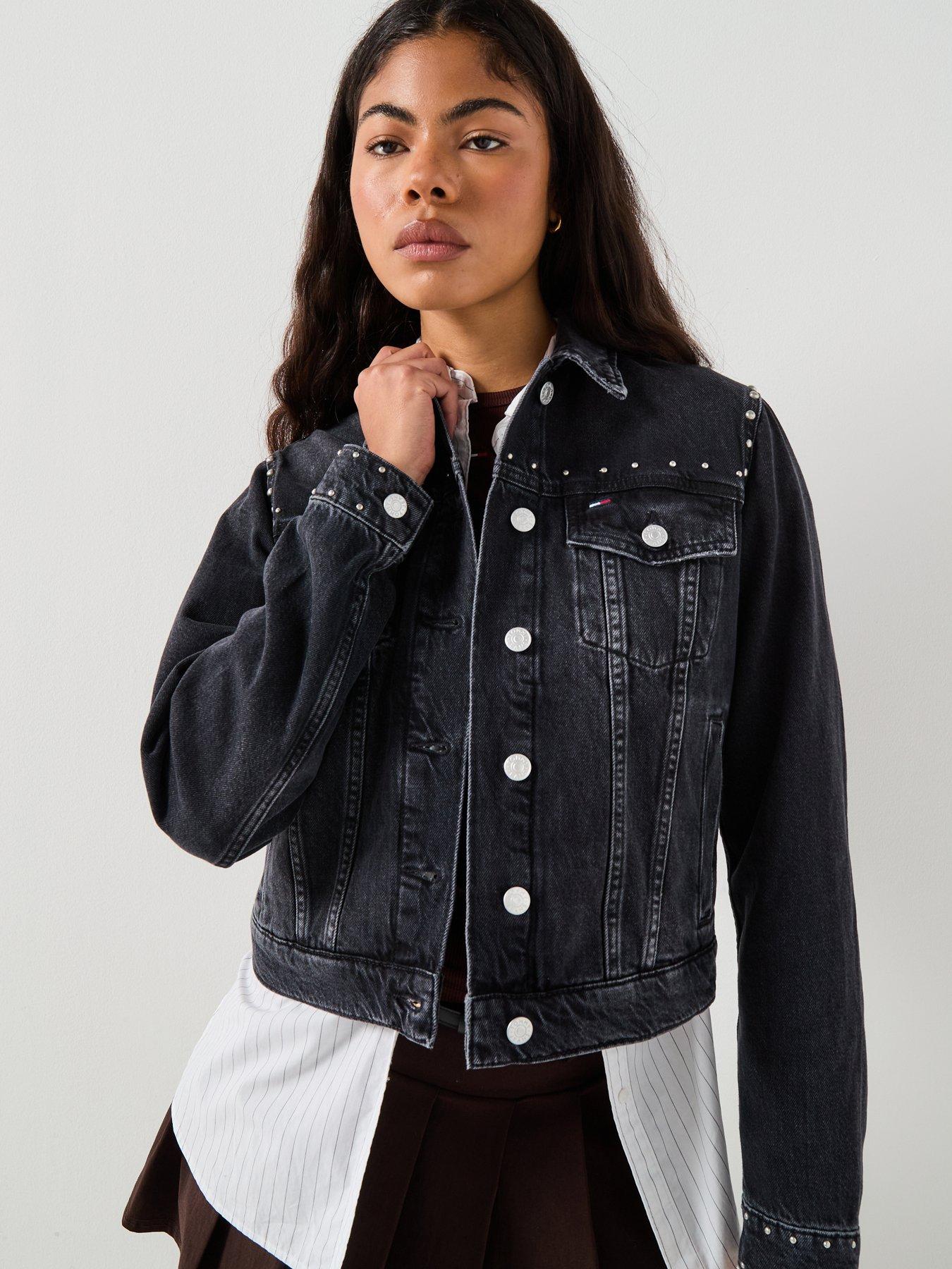 tommy-jeans-trucker-denim-jacket-blackoutfit