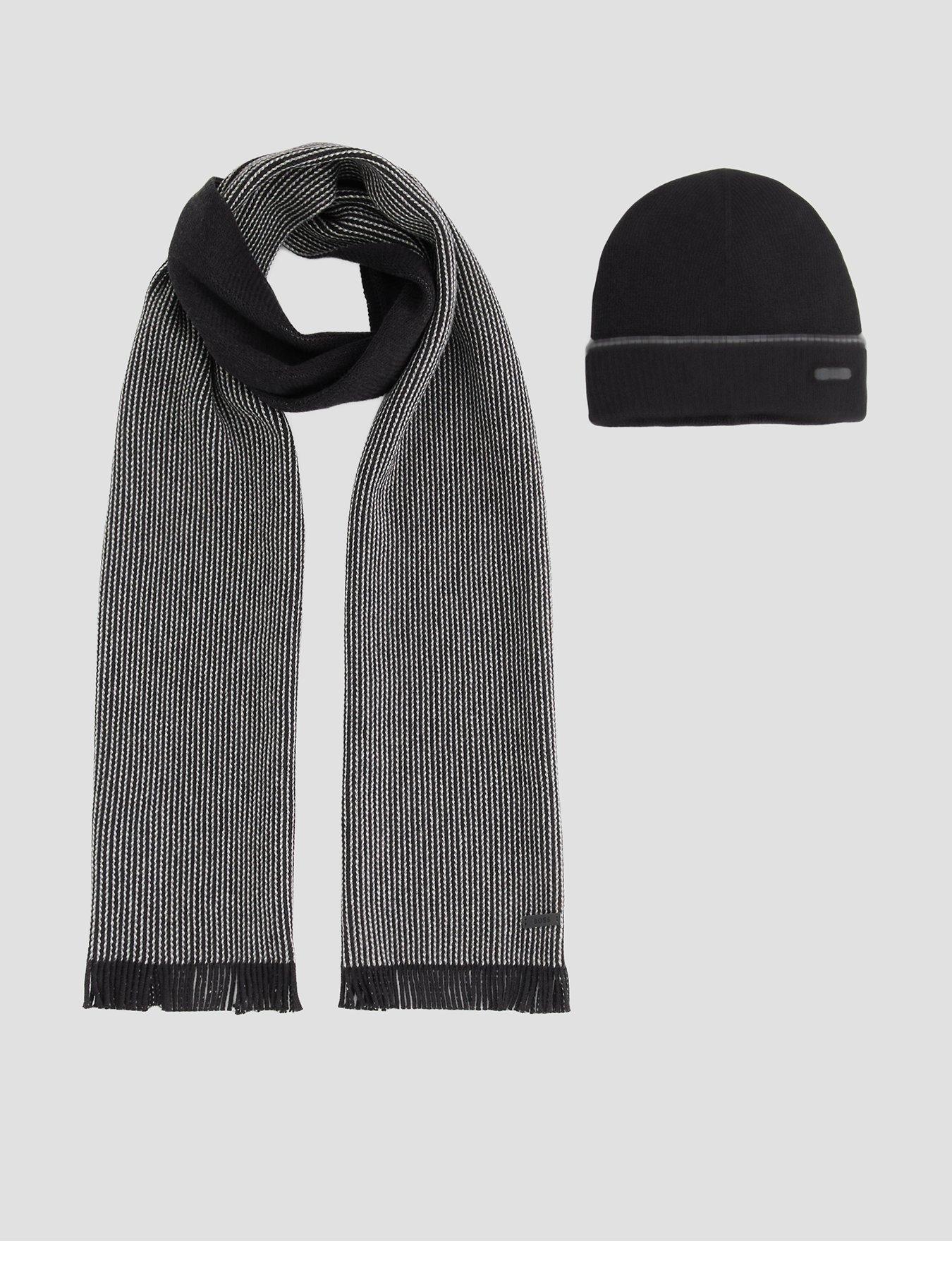 boss-hernesto-hat-amp-scarf-gift-set-black