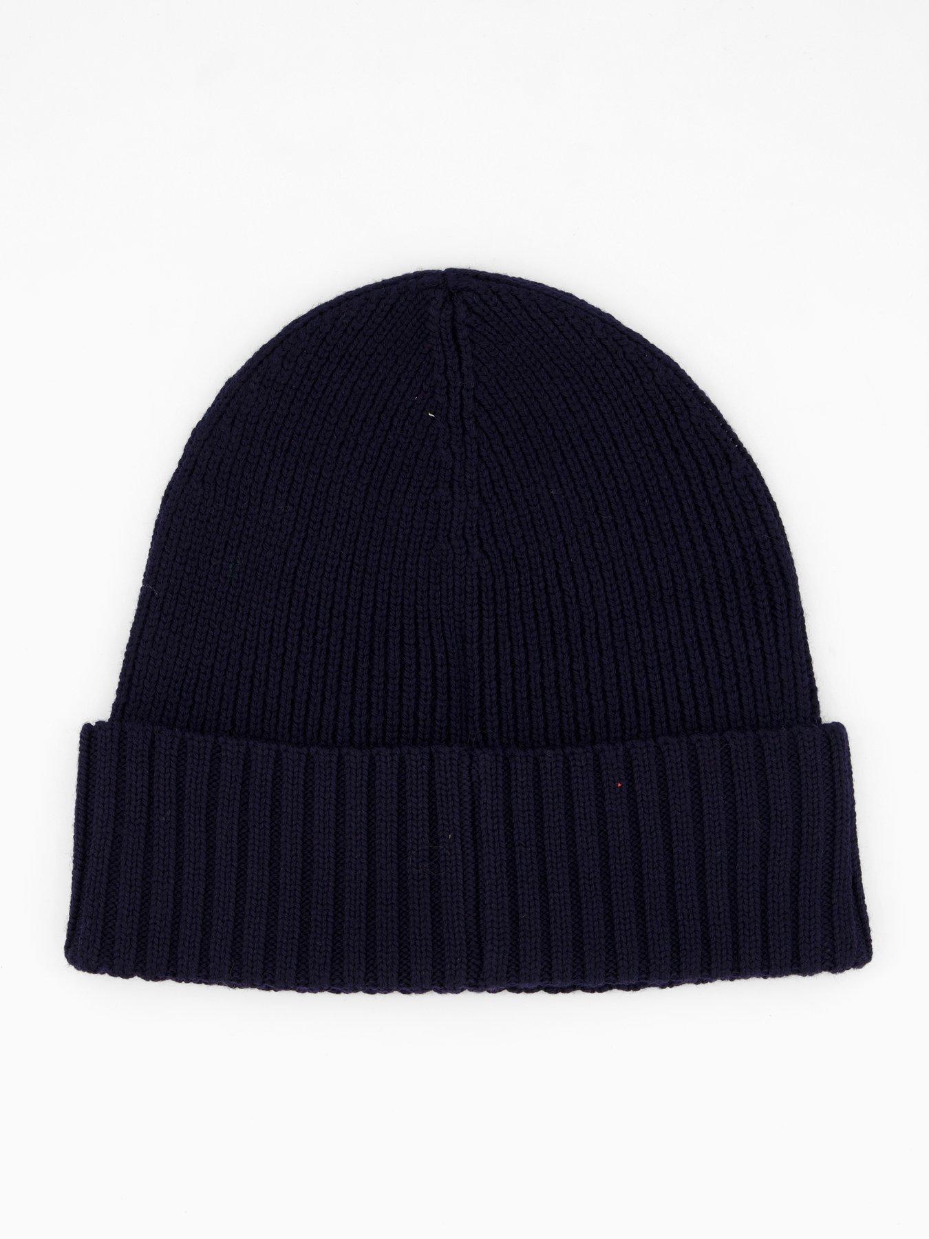Image 2 of 4 of BOSS Magico Corporate Trim Beanie Hat - Black