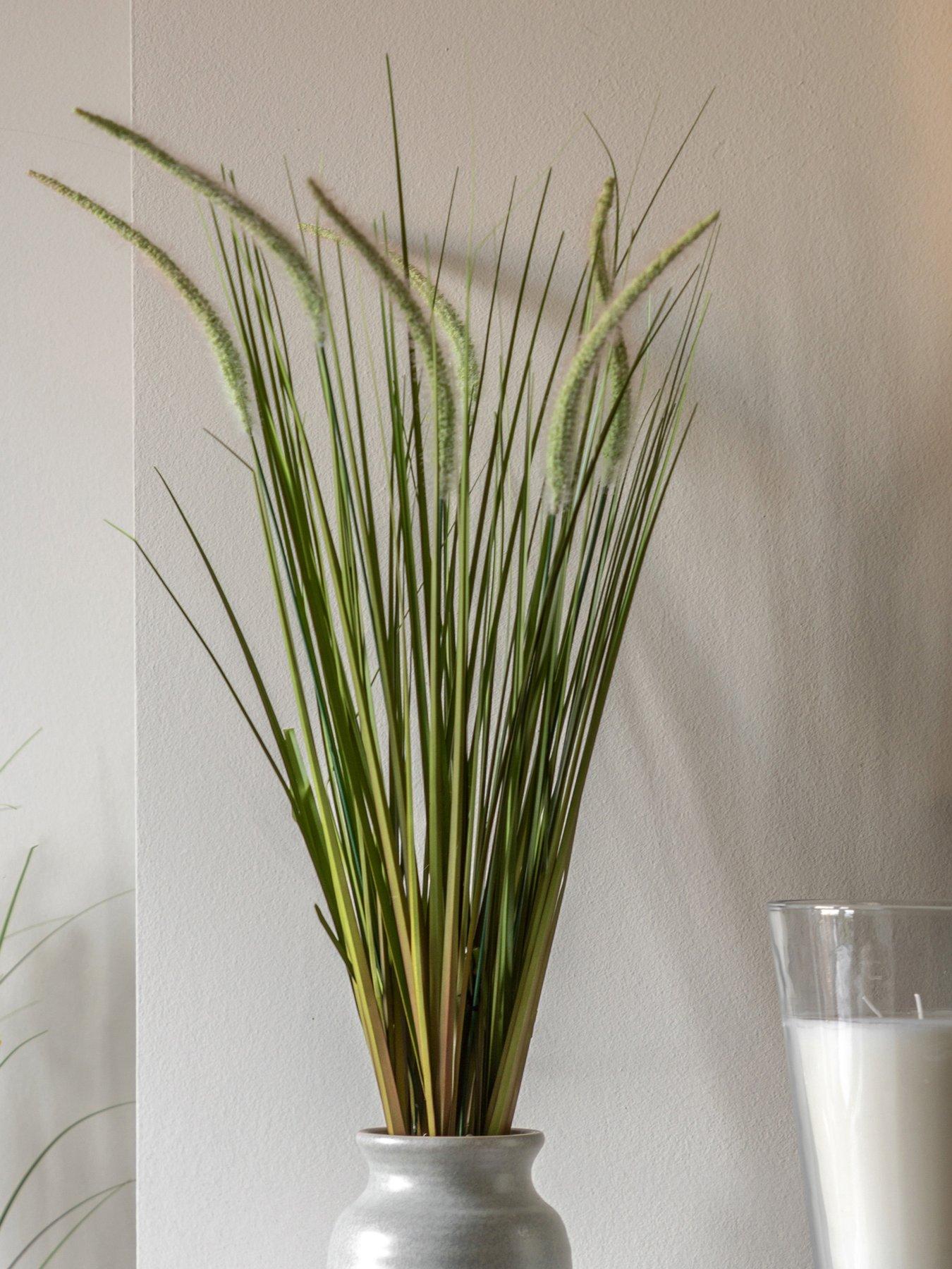Gallery Direct Potted Grass With Feathered Wildflower