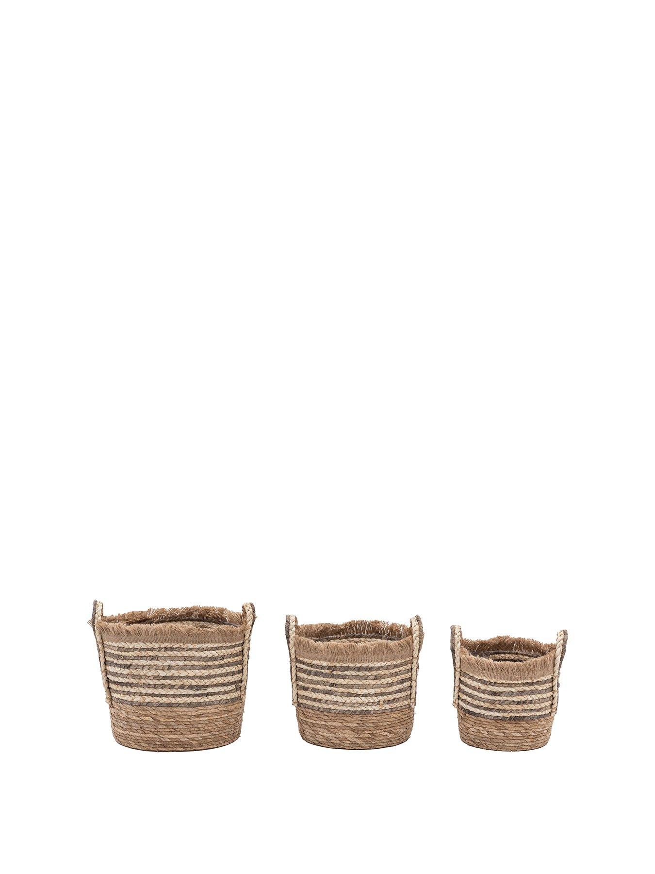 gallery-direct-fringed-woven-basket-brown-stripe-s3-d300mmstillFront