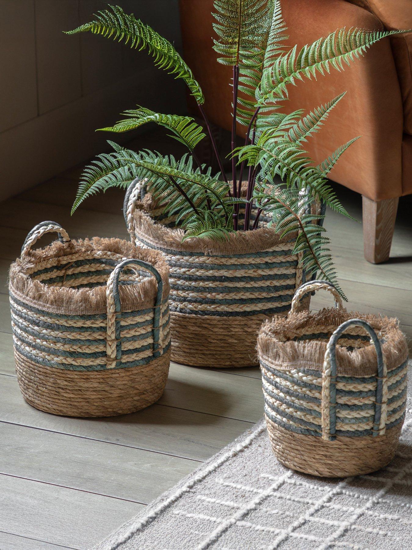 gallery-direct-fringed-woven-basket-ink-stripe-s3-d300mmfront