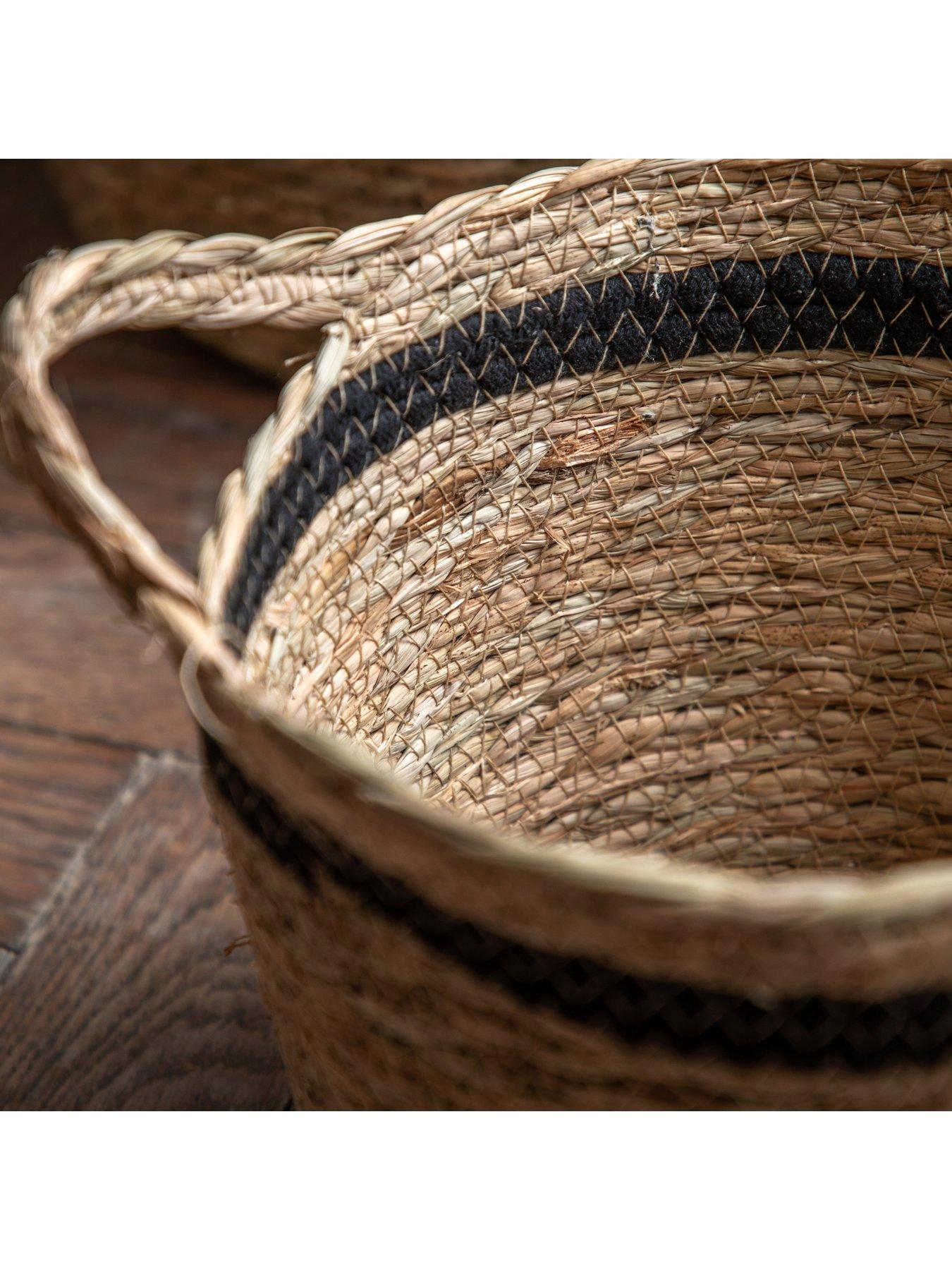 gallery-direct-storage-basket-black-white-olive-stripe-nest-s3outfit