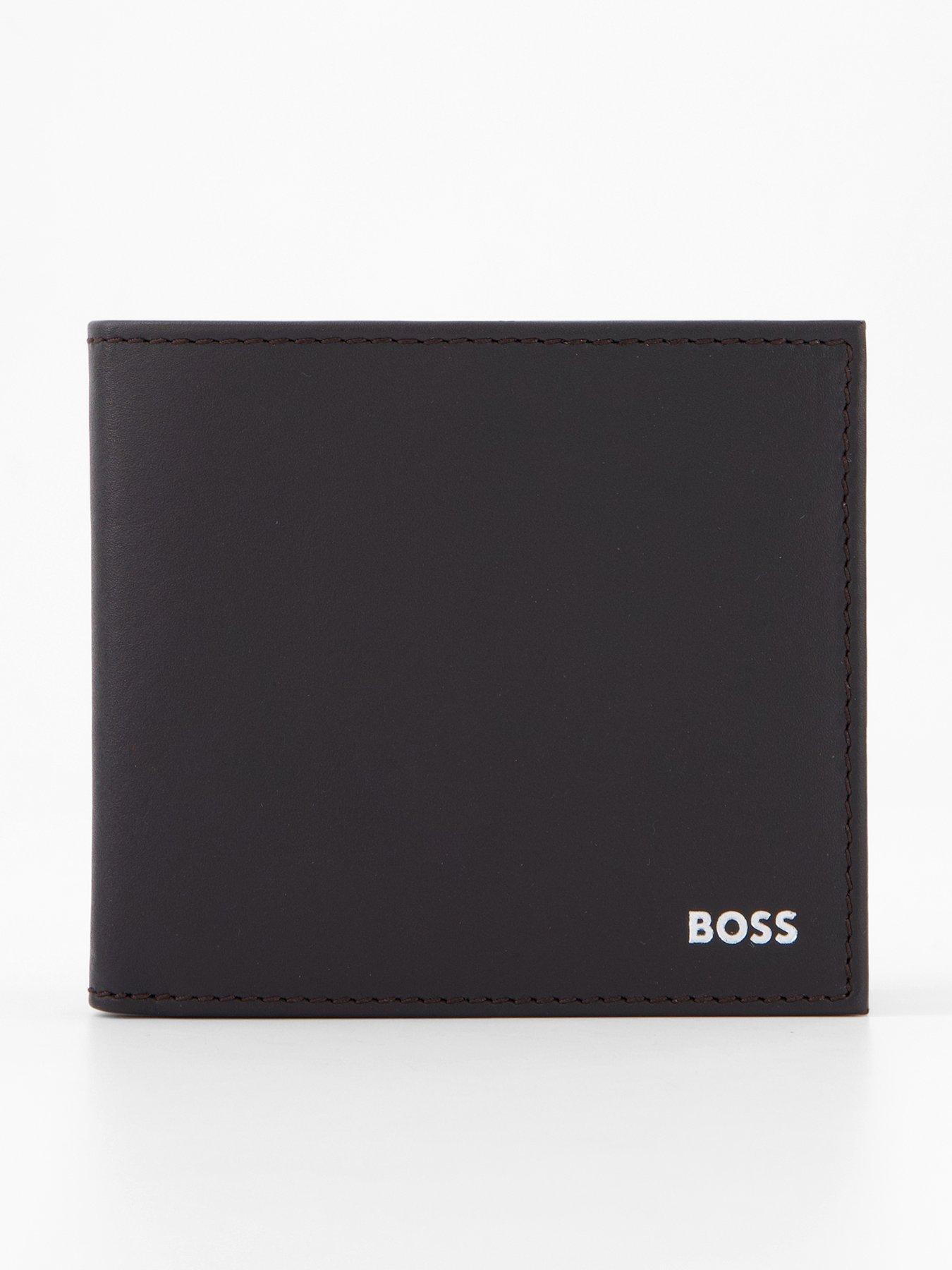 Image 1 of 4 of BOSS Randy 4Cc Leather Wallet With Coin Pocket - Brown