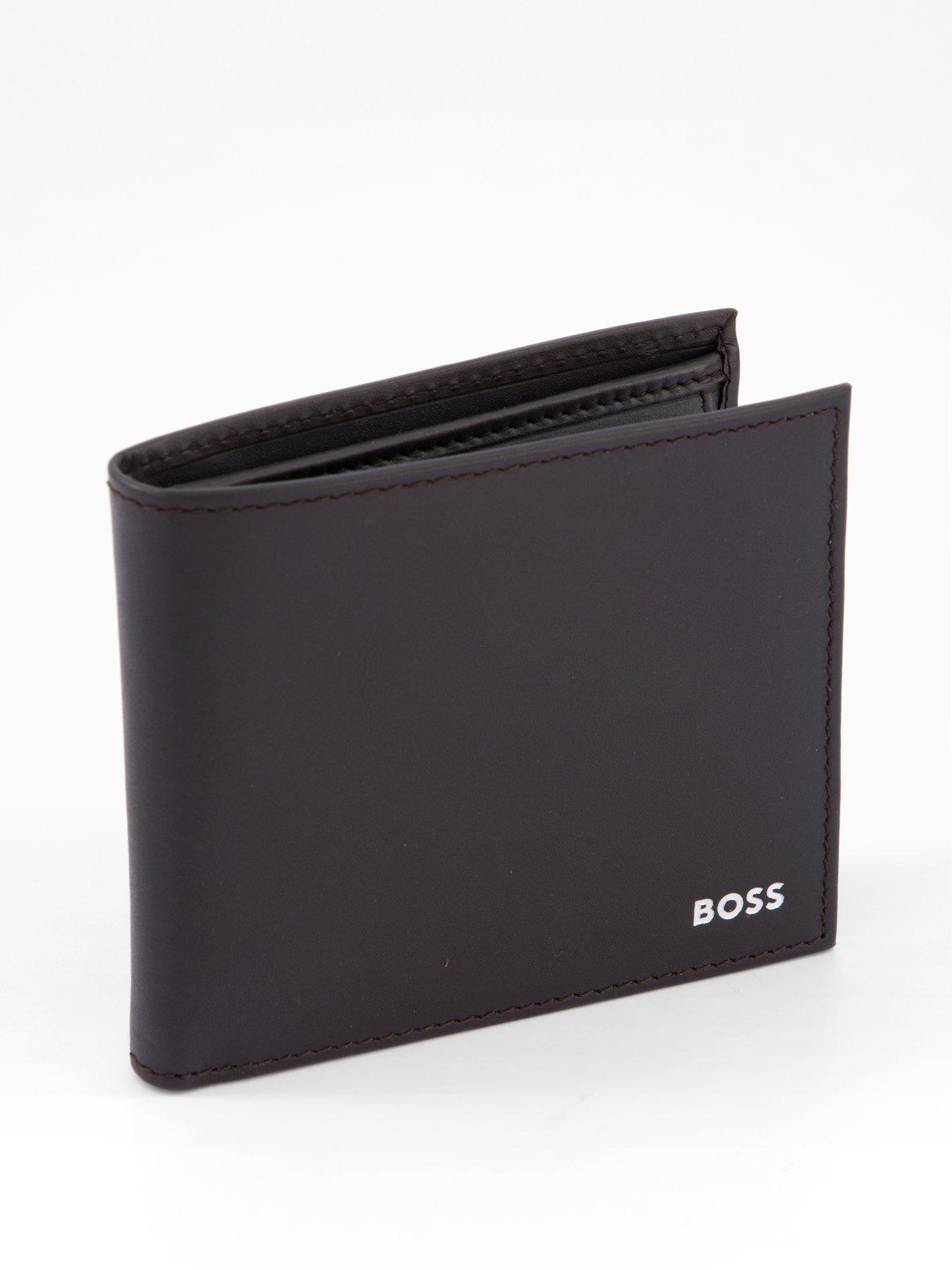 Image 2 of 4 of BOSS Randy 4Cc Leather Wallet With Coin Pocket - Brown