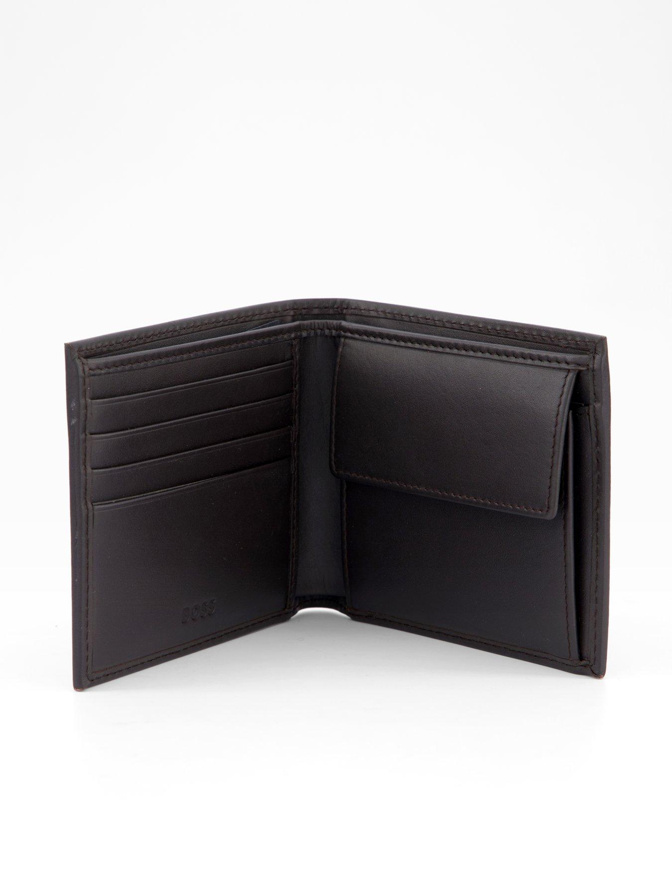 Image 3 of 4 of BOSS Randy 4Cc Leather Wallet With Coin Pocket - Brown