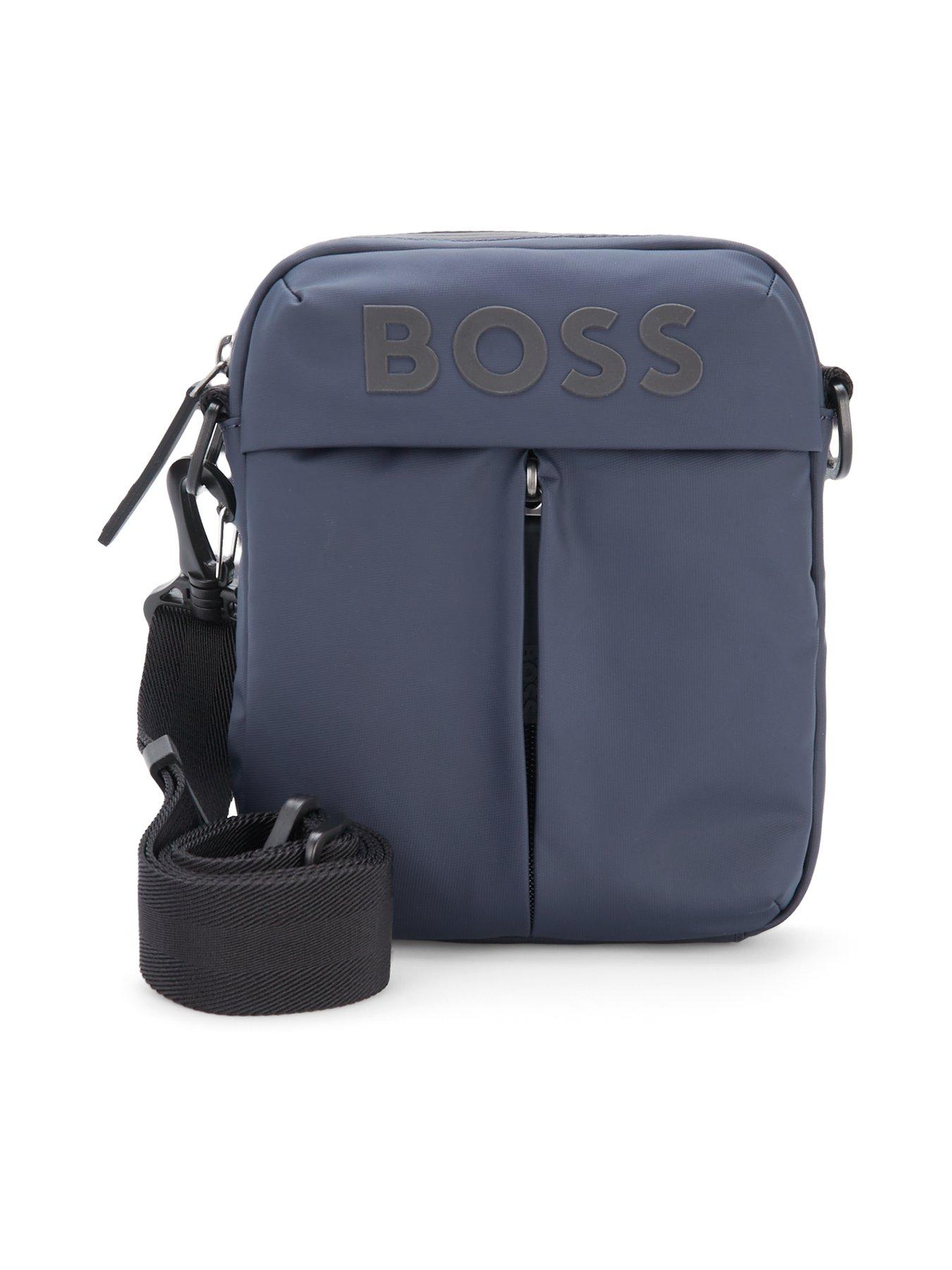 Image 1 of 4 of BOSS Stormy Nylon Crossbody Bag - Navy