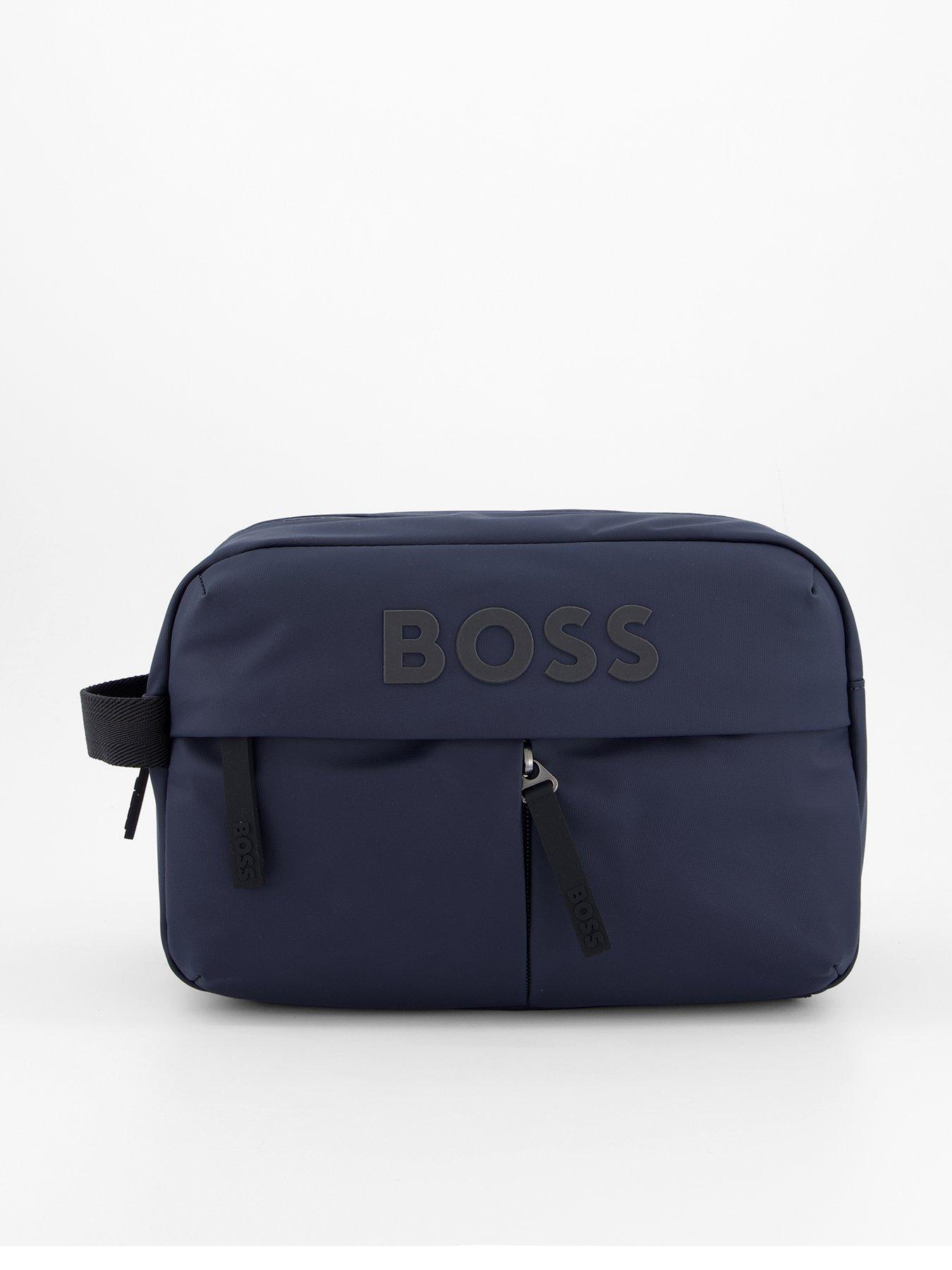 Image 1 of 4 of BOSS Stormy Nylon Washbag - Navy