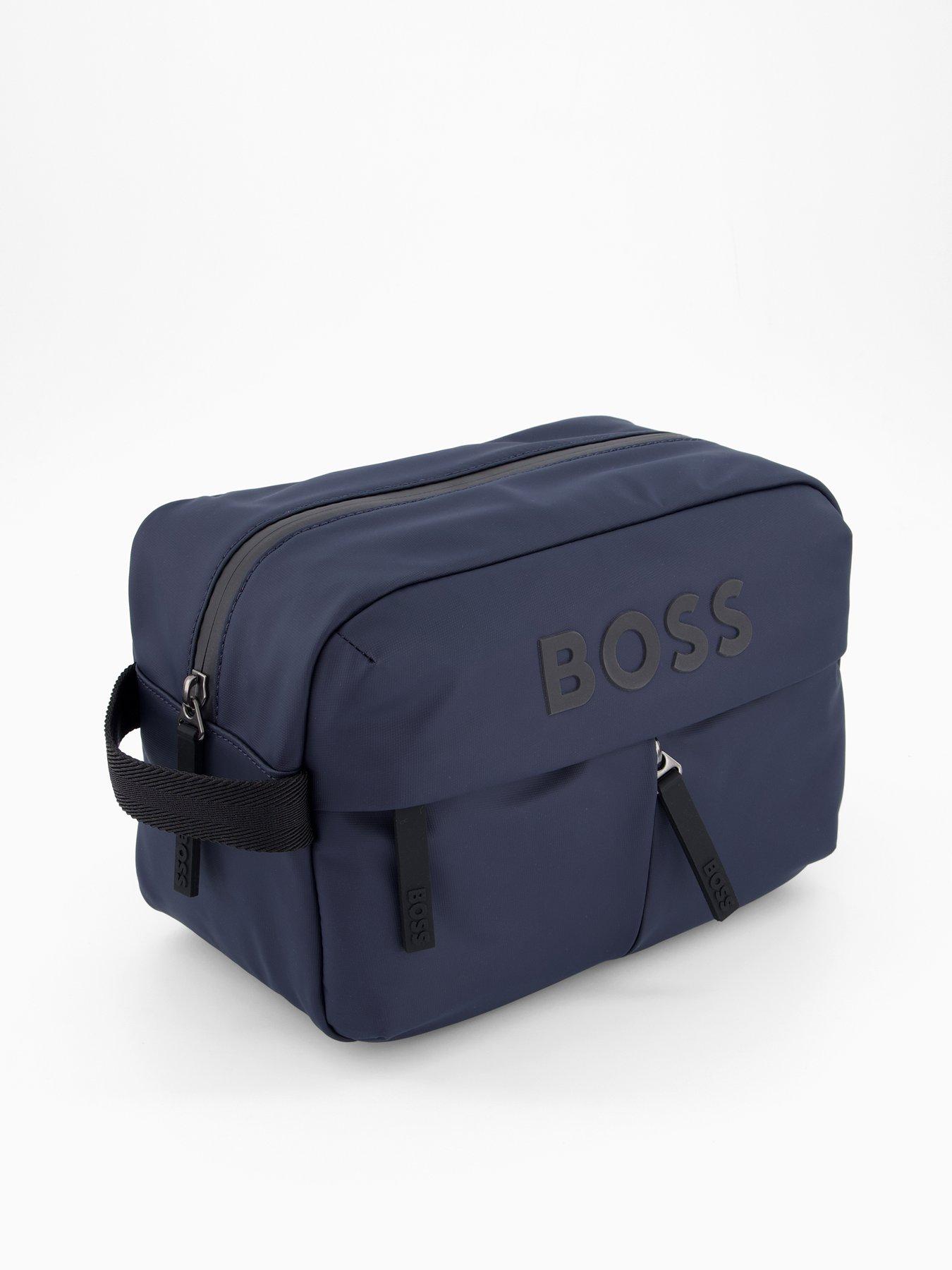 Image 2 of 4 of BOSS Stormy Nylon Washbag - Navy