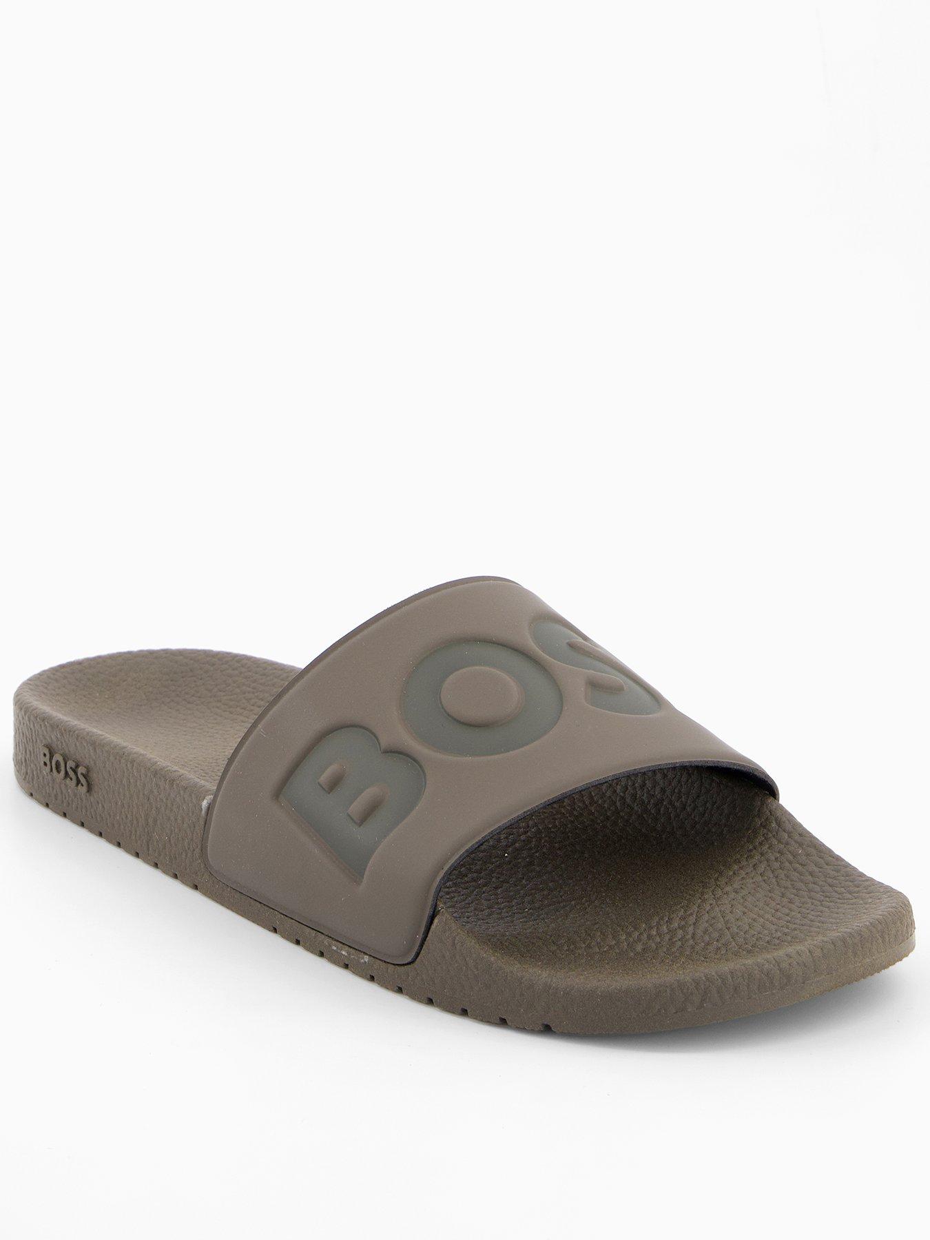 BOSS Aryeh Contrast Logo Sliders - Green