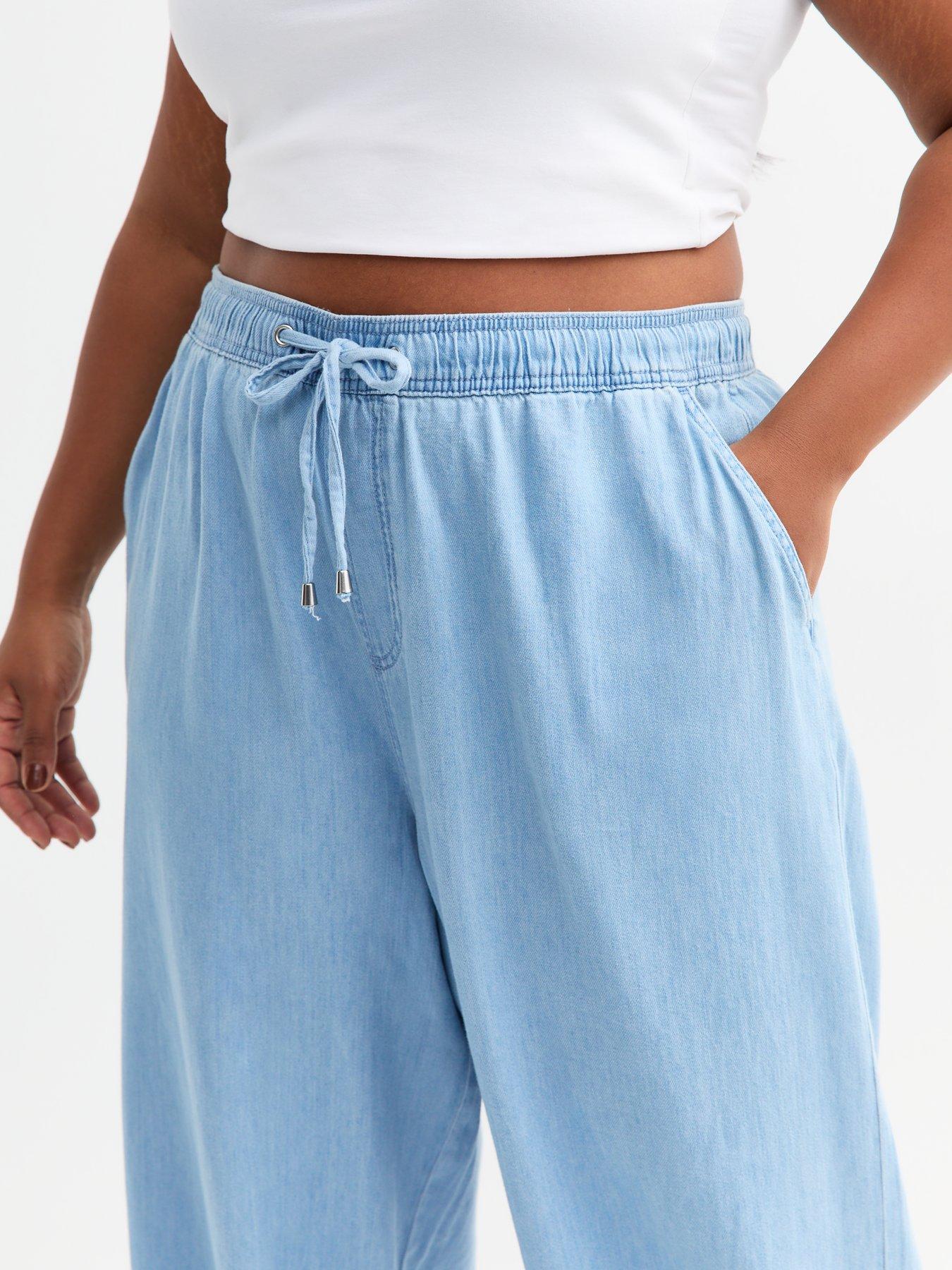 new-look-curves-light-blue-drawstring-waist-denim-trouser-jeansdetail