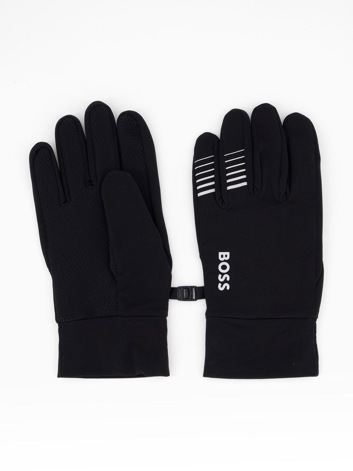 Image 1 of 4 of BOSS Nylon Knitted Gloves - Black
