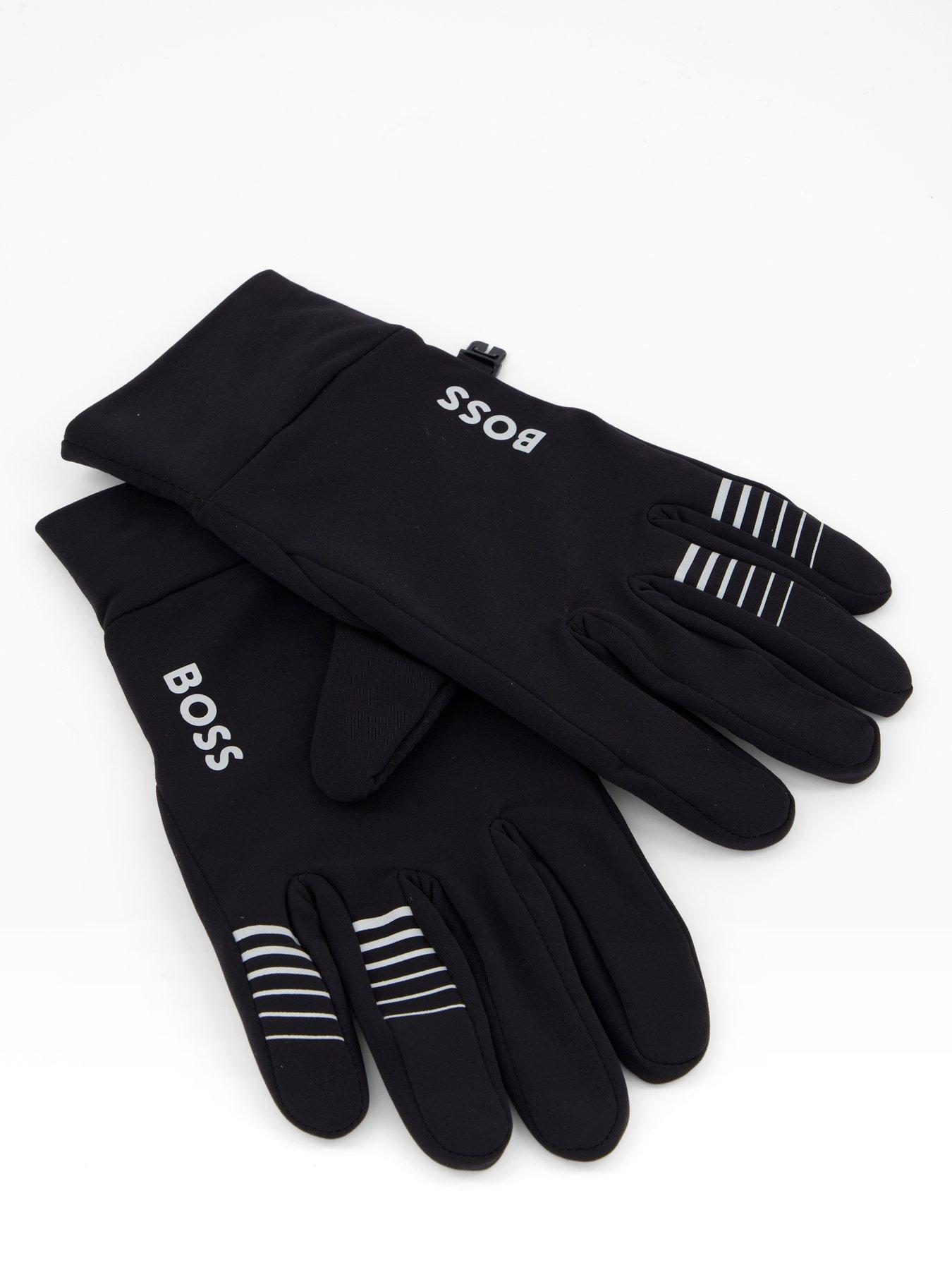 Image 2 of 4 of BOSS Nylon Knitted Gloves - Black