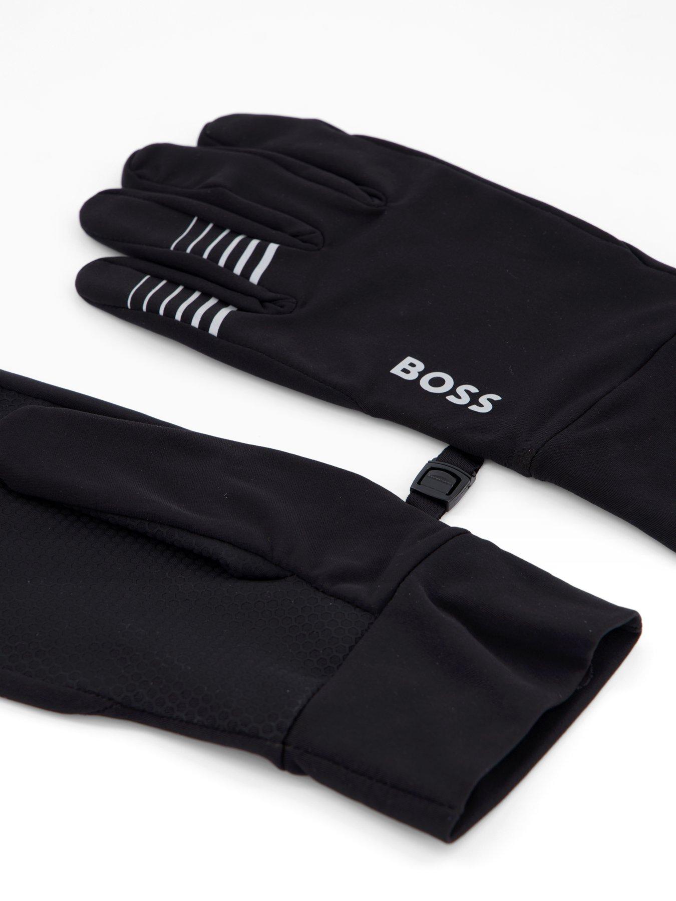 Image 4 of 4 of BOSS Nylon Knitted Gloves - Black