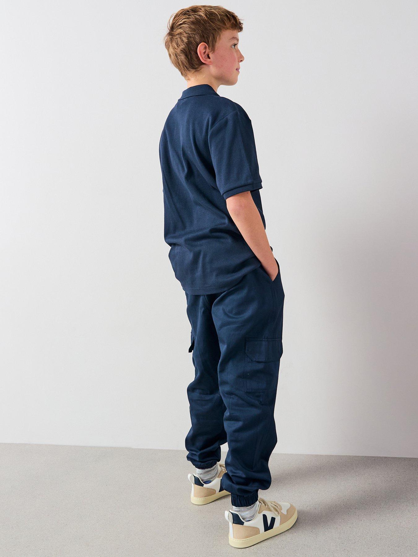 the-very-collection-boys-rib-zip-detail-polo-and-cargo-outfit-set-navystillFront