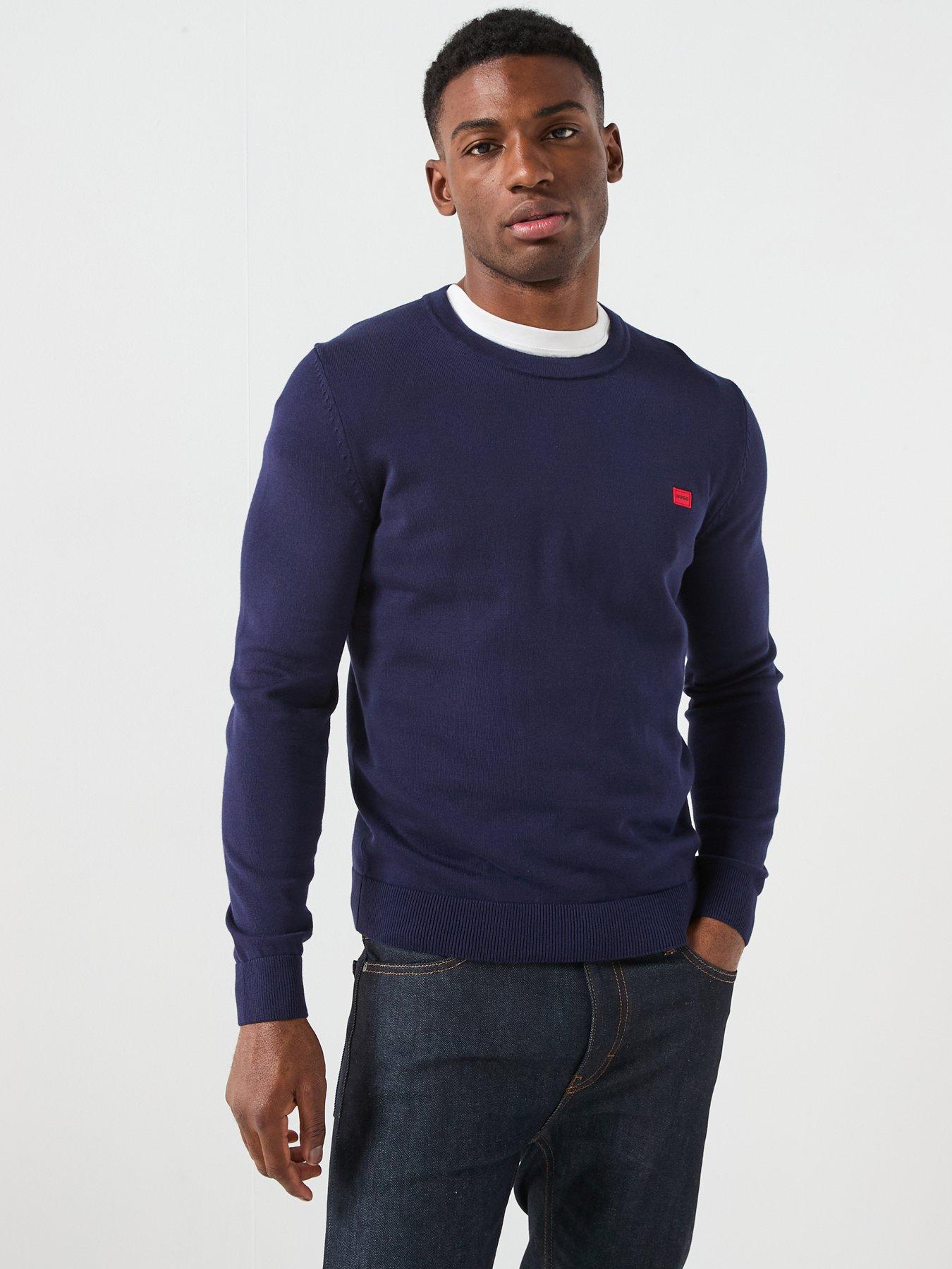 hugo-san-cassius-c1-relaxed-fit-knitted-jumper-navy