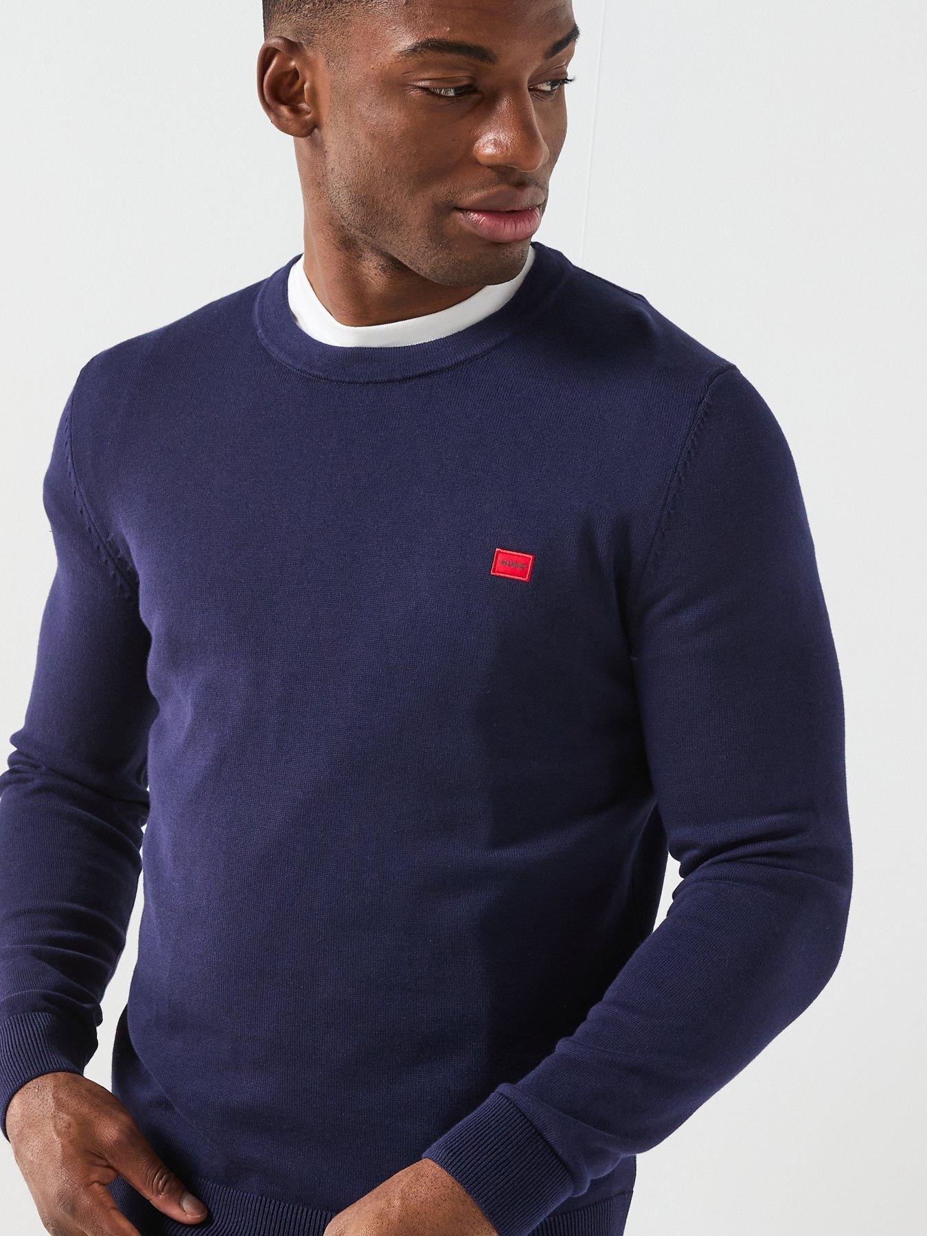 hugo-san-cassius-c1-relaxed-fit-knitted-jumper-navydetail