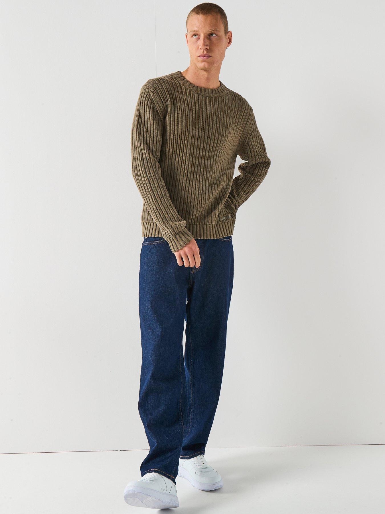 hugo-sribben_1-slim-fit-knitted-jumper-greyback