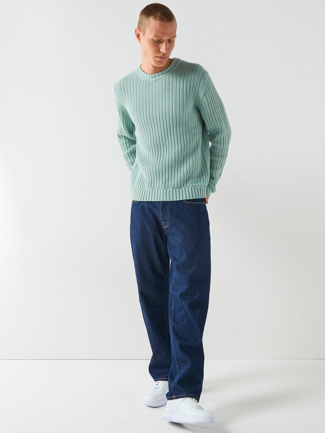 hugo-slim-fit-knitted-jumper-greenback