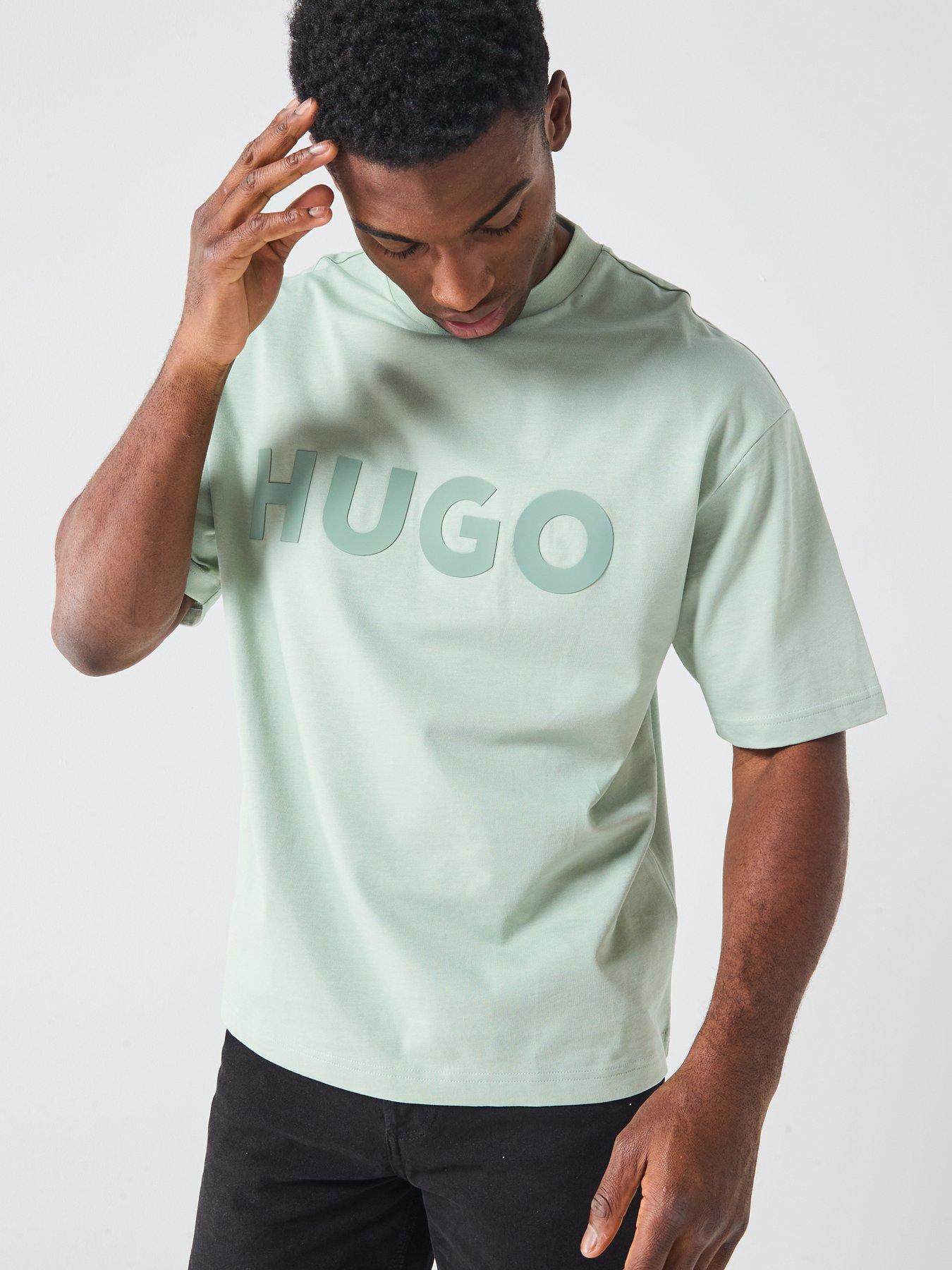 hugo-dinkee-tonal-logo-oversize-fit-t-shirt-greendetail