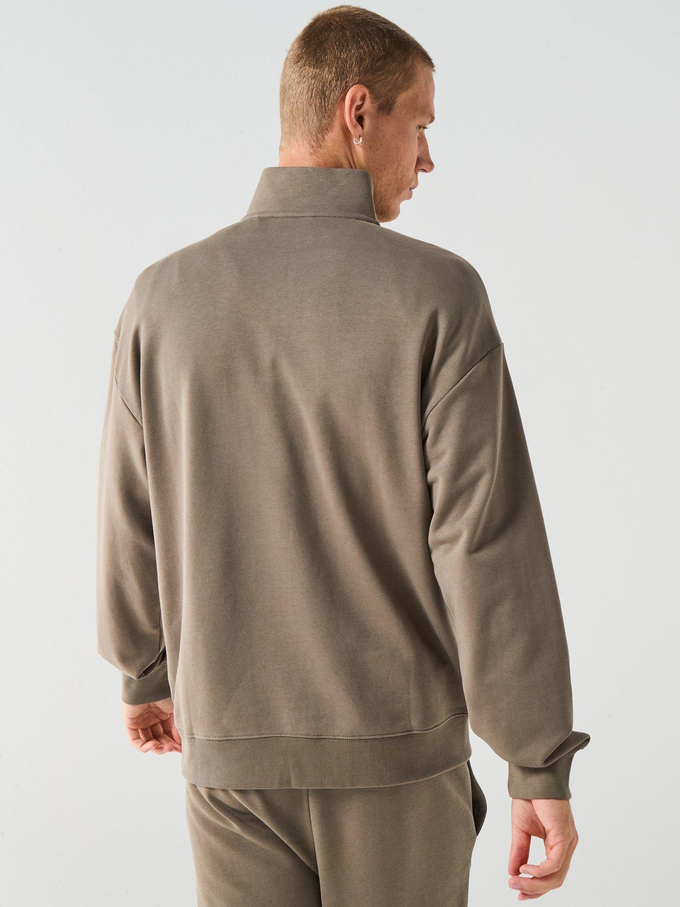 hugo-durty244-relaxed-fit-14-zip-sweat-greystillFront