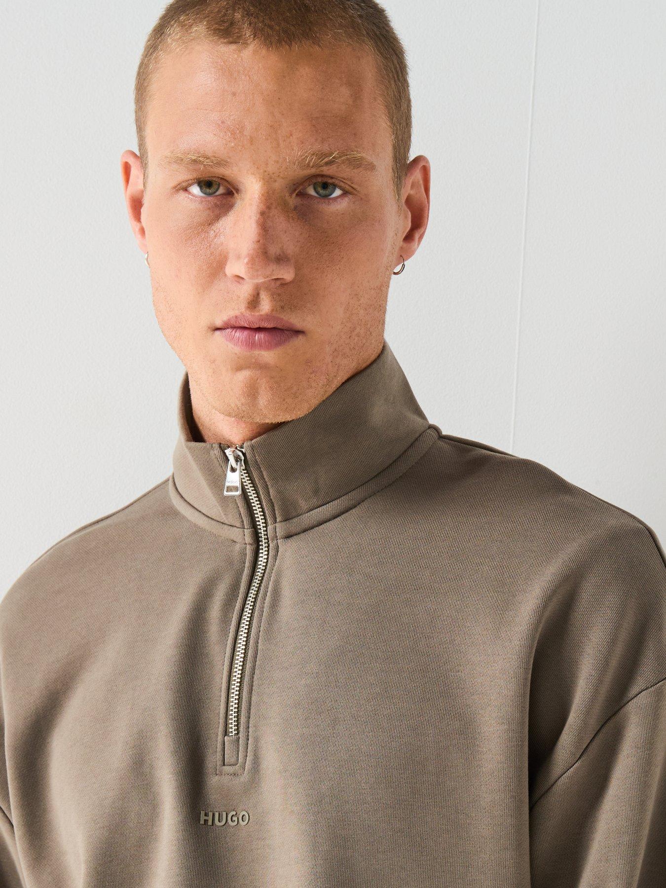 hugo-durty244-relaxed-fit-14-zip-sweat-greyoutfit