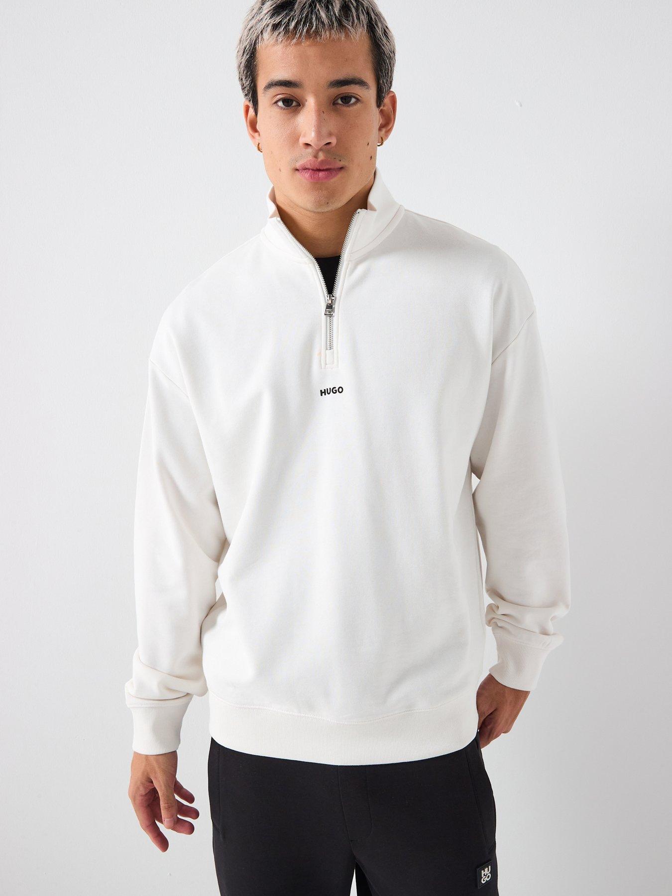 hugo-durty244-relaxed-fit-14-zip-sweatshirt-whitefront