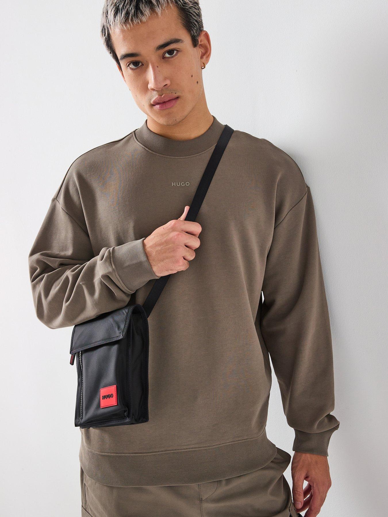 hugo-dapocrew-centre-logo-relaxed-fit-crew-sweatshirt-grey