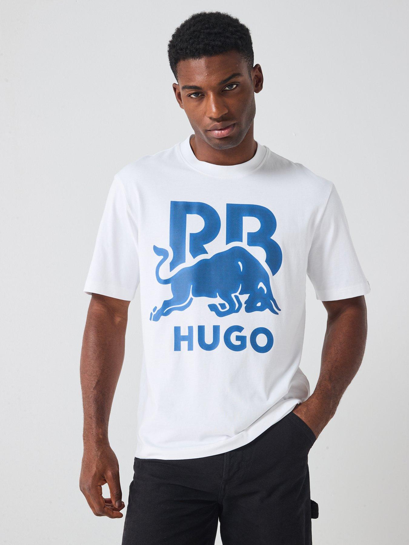 HUGO Dayla Racing Bulls Relaxed Graphic T-shirt - White