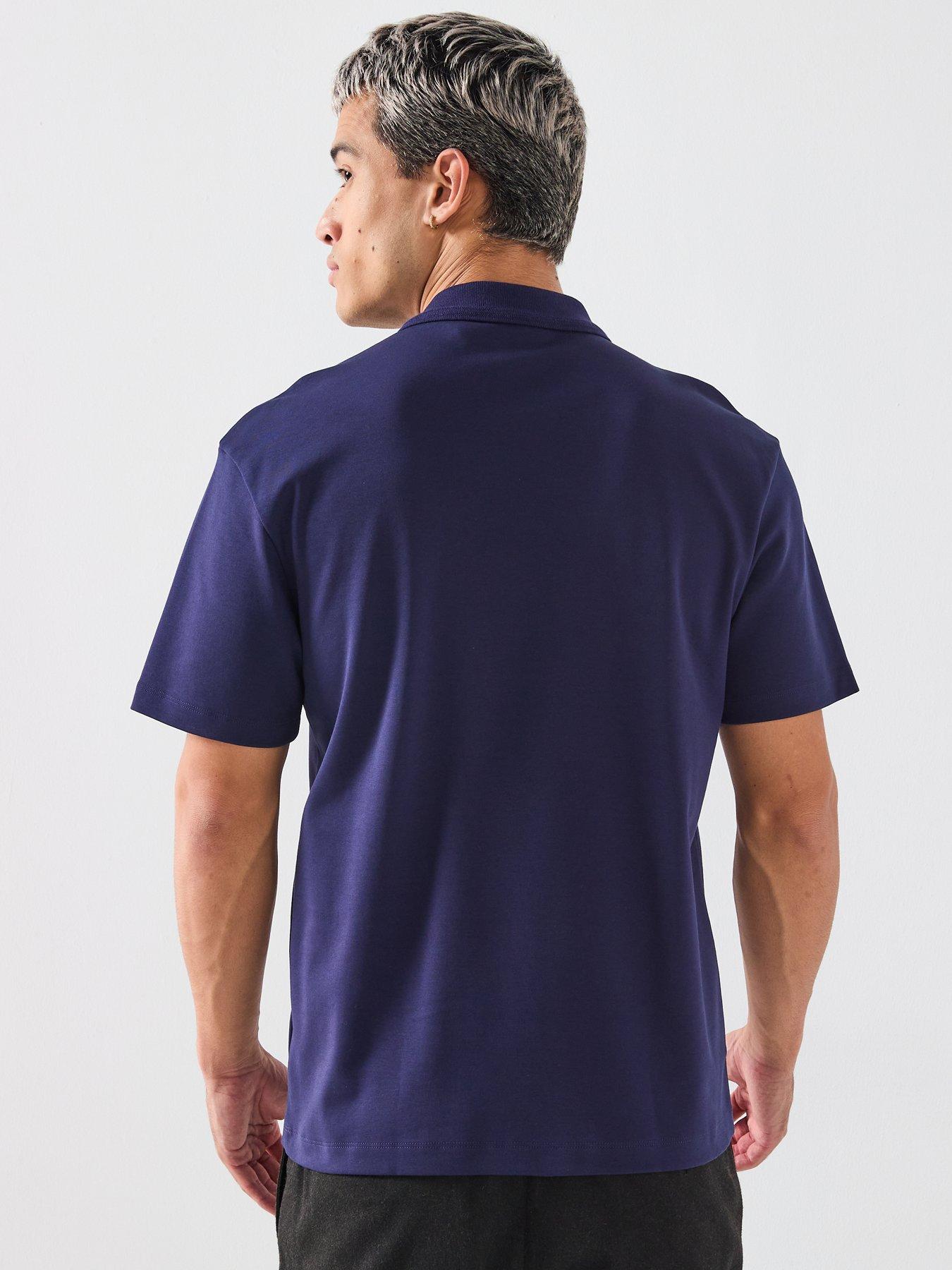hugo-deabono_d-regular-fit-stacked-logo-polo-shirt-navystillFront