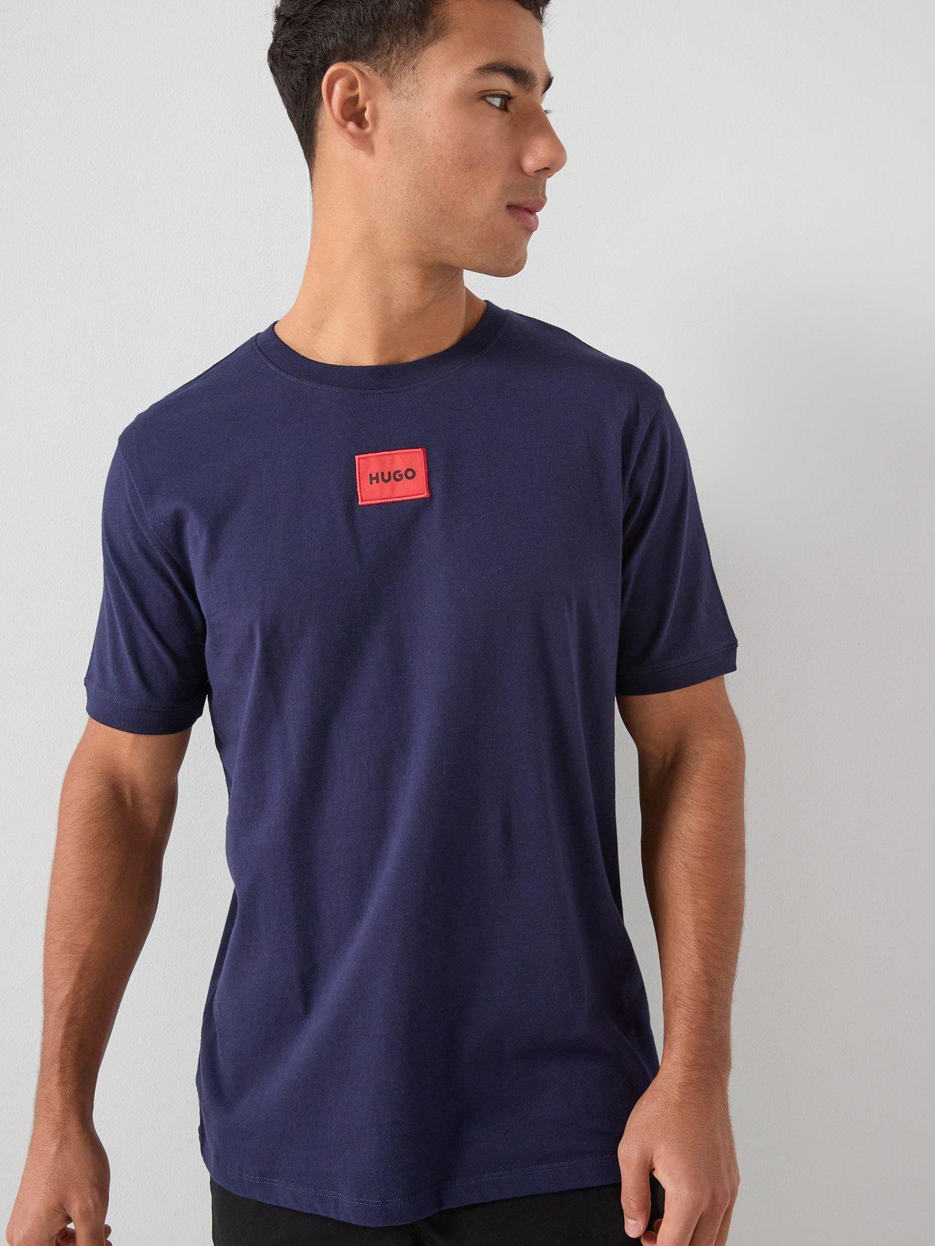 HUGO Diragolino212 Regular Fit T-Shirt - Navy
