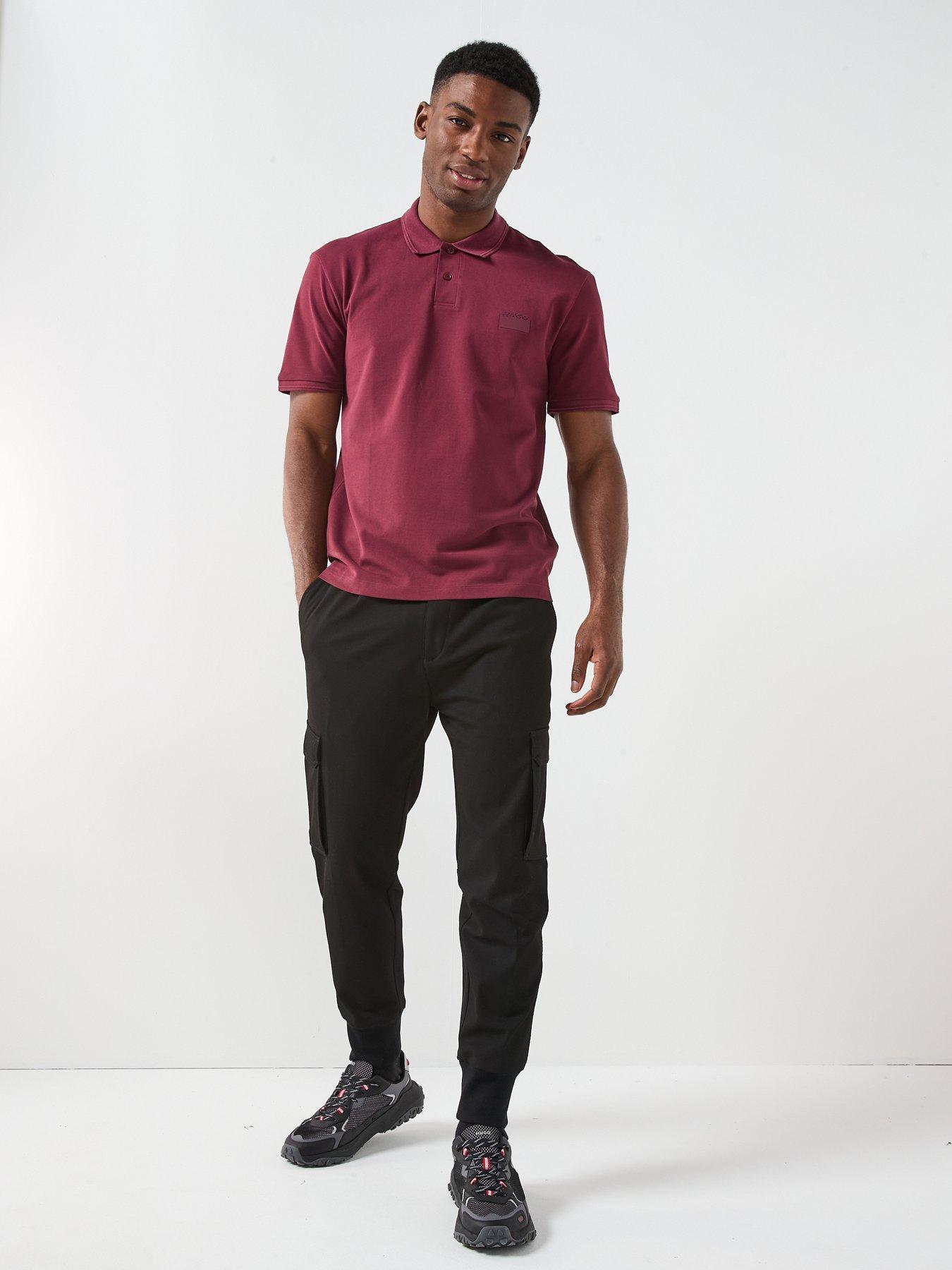 hugo-delastolo-relaxed-fit-split-logo-polo-shirt-dark-redback