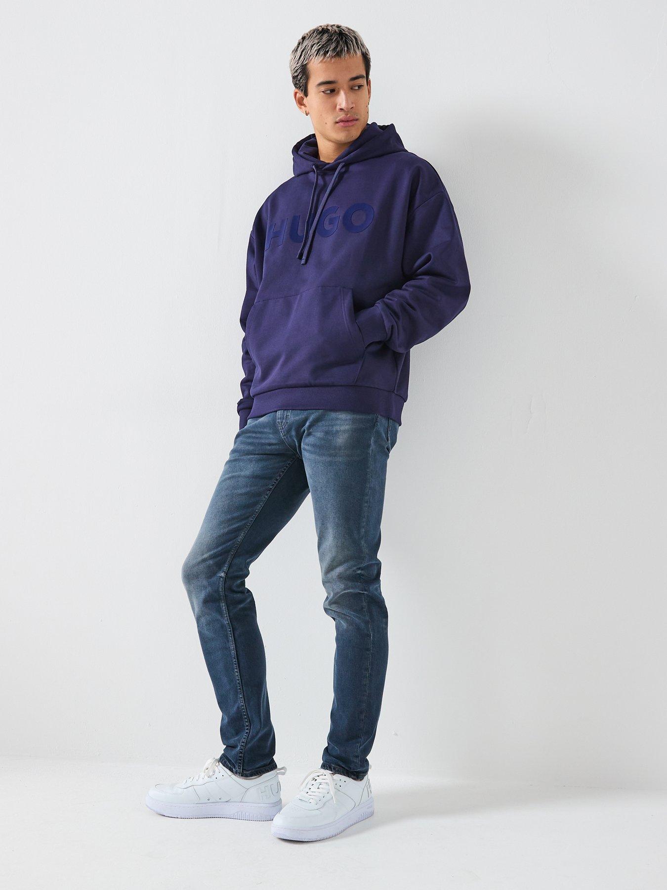 Image 3 of 4 of HUGO 708 Slim Fit Jeans - Medium Blue