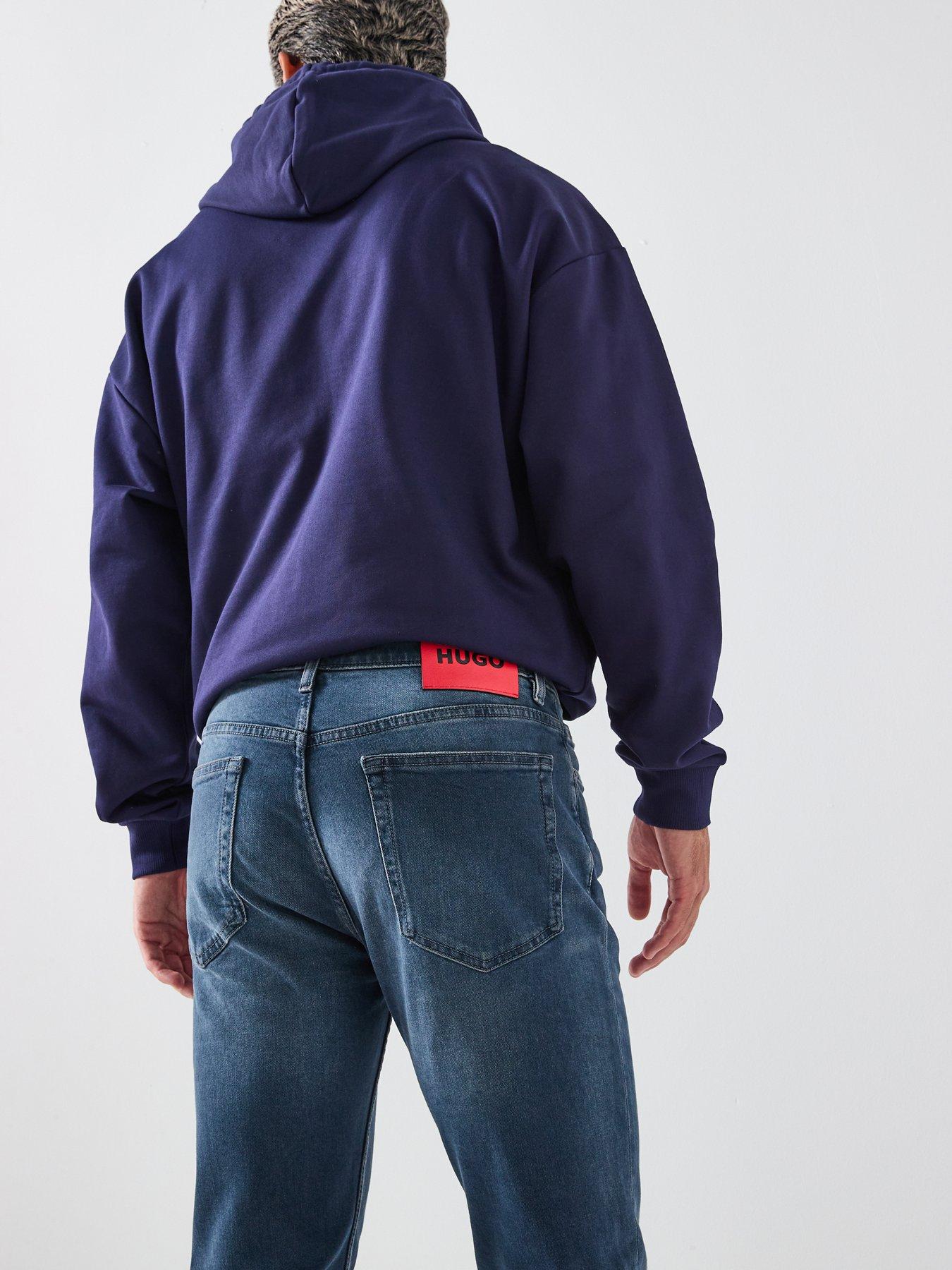 Image 4 of 4 of HUGO 708 Slim Fit Jeans - Medium Blue