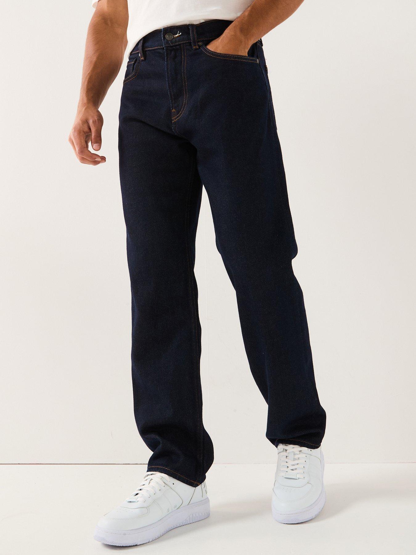 HUGO 840 Regular Fit Selvedge Jeans - Dark Blue