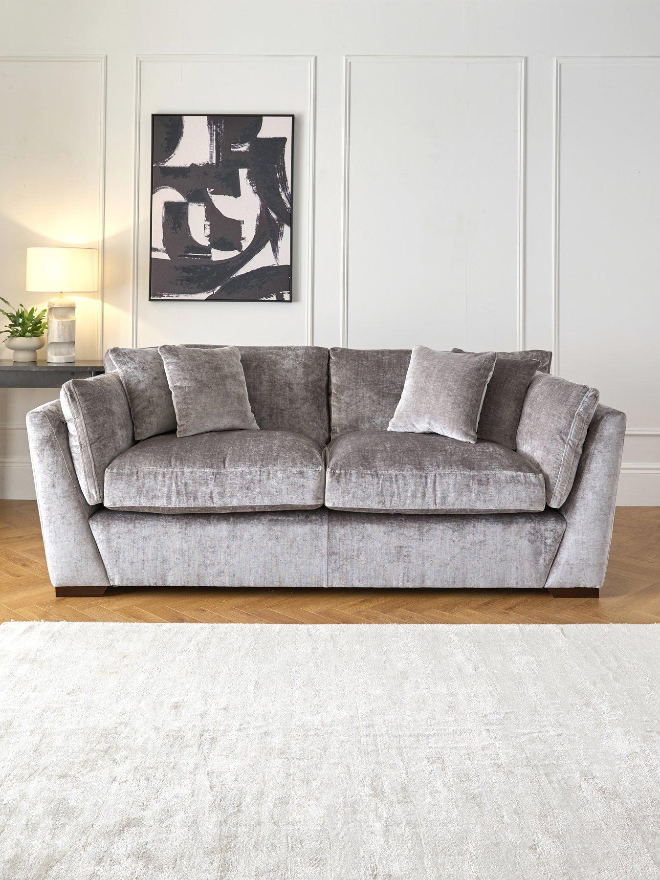 The Very Collection Lansa 3 Seater Fabric Sofa - Made to Order in the UK