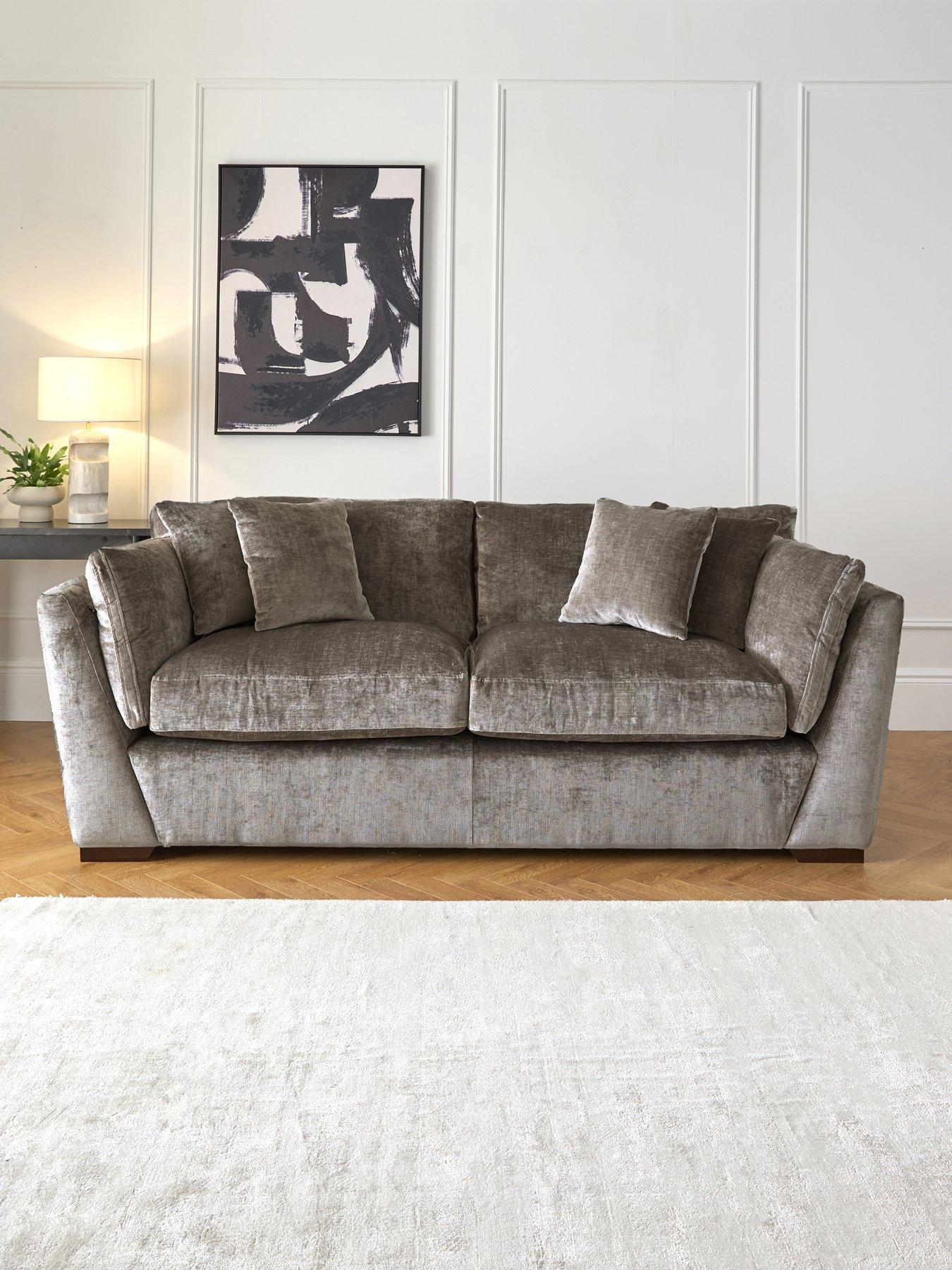The Very Collection Lansa 3 Seater Fabric Sofa - Made to Order in the UK