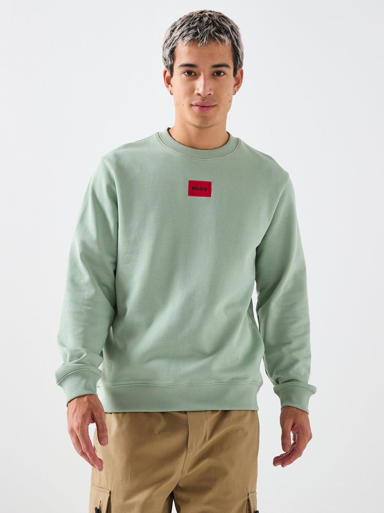 hugo-diragol212-regular-fit-crew-sweatshirt-green