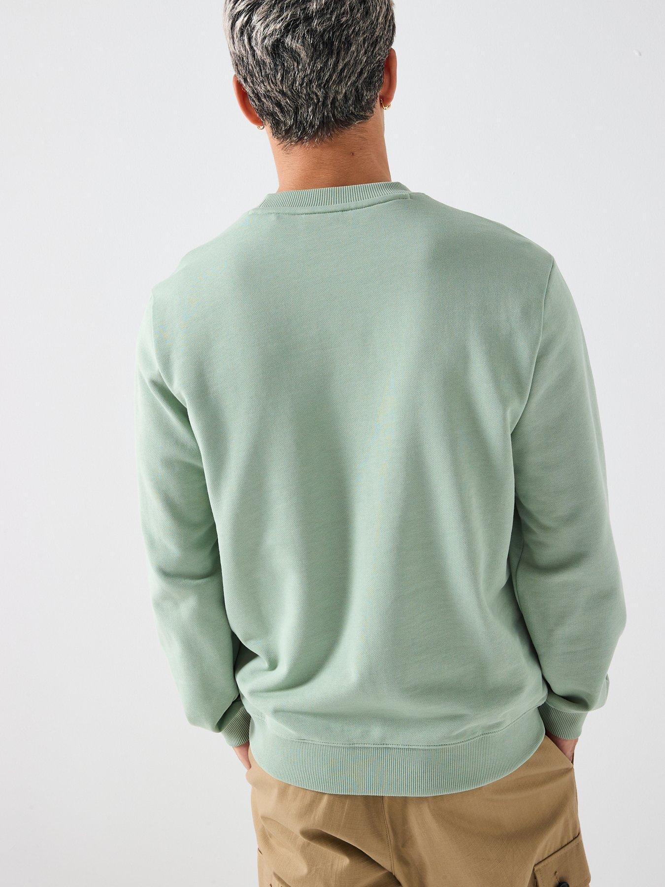 hugo-diragol212-regular-fit-crew-sweatshirt-greenstillFront
