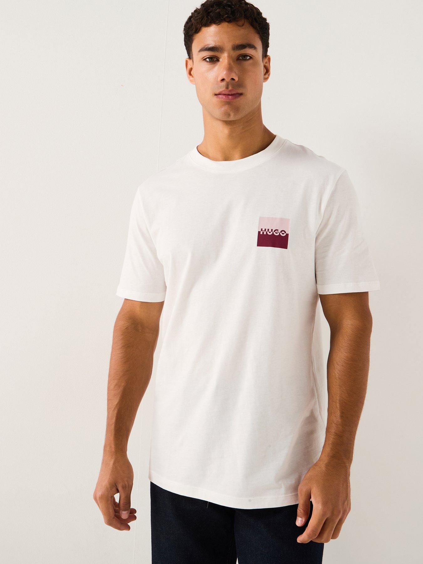 HUGO Dapusi Regular Fit T-Shirt - White