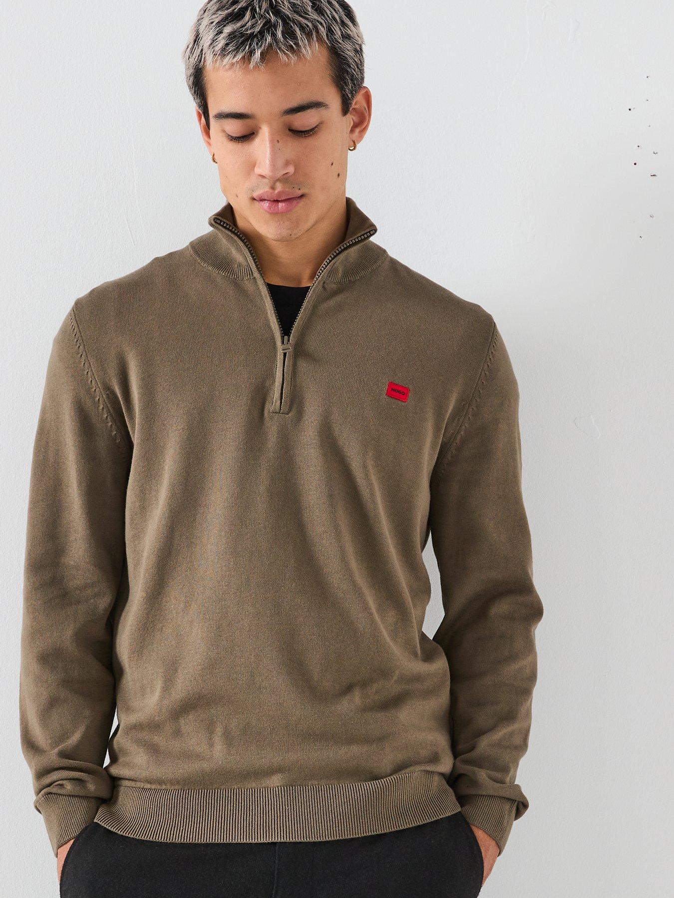 hugo-san-quintus-c-regular-fit-14-zip-knitted-jumper-greydetail