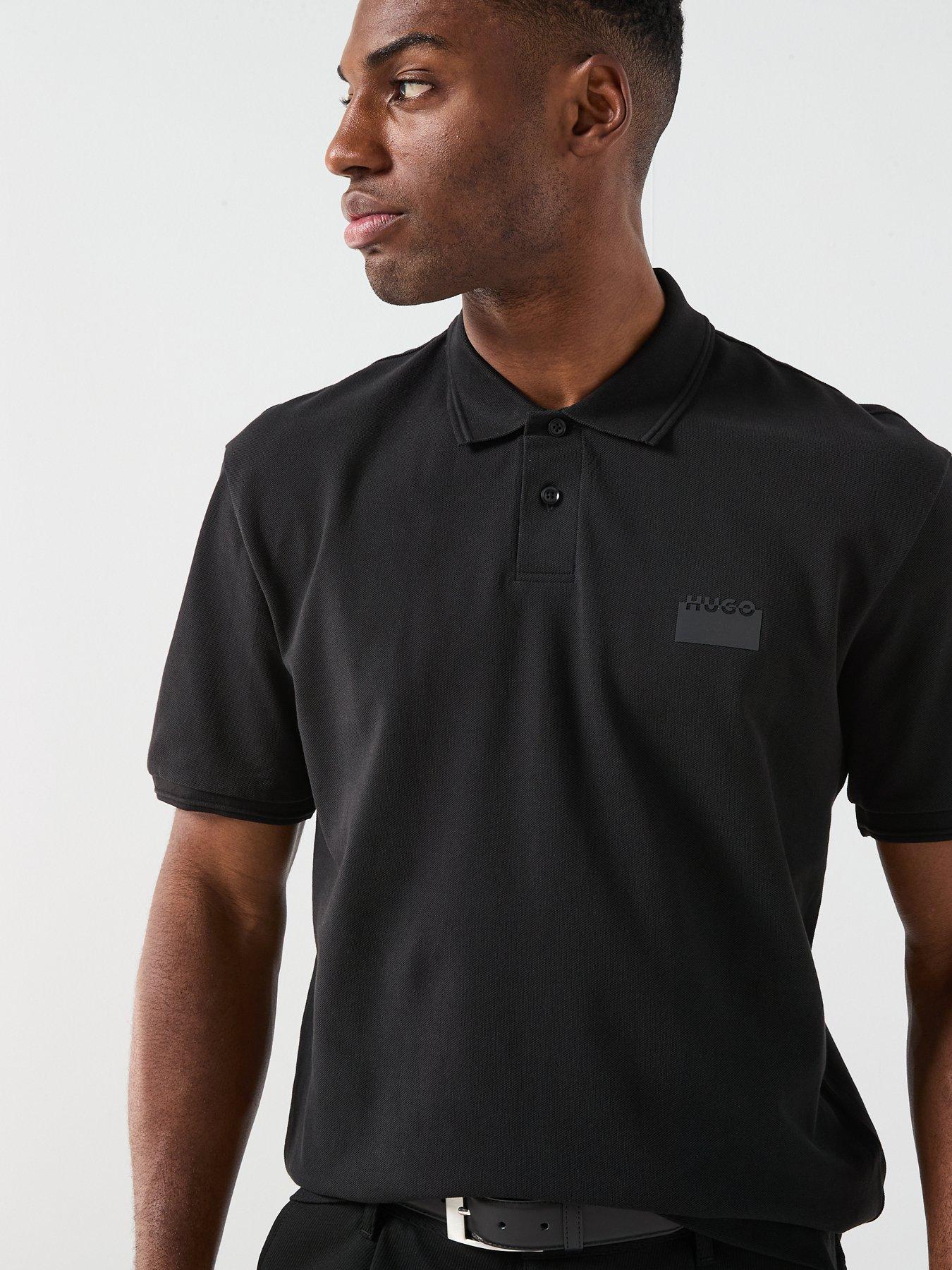 hugo-delastolo-relaxed-fit-split-logo-polo-shirt-blackdetail
