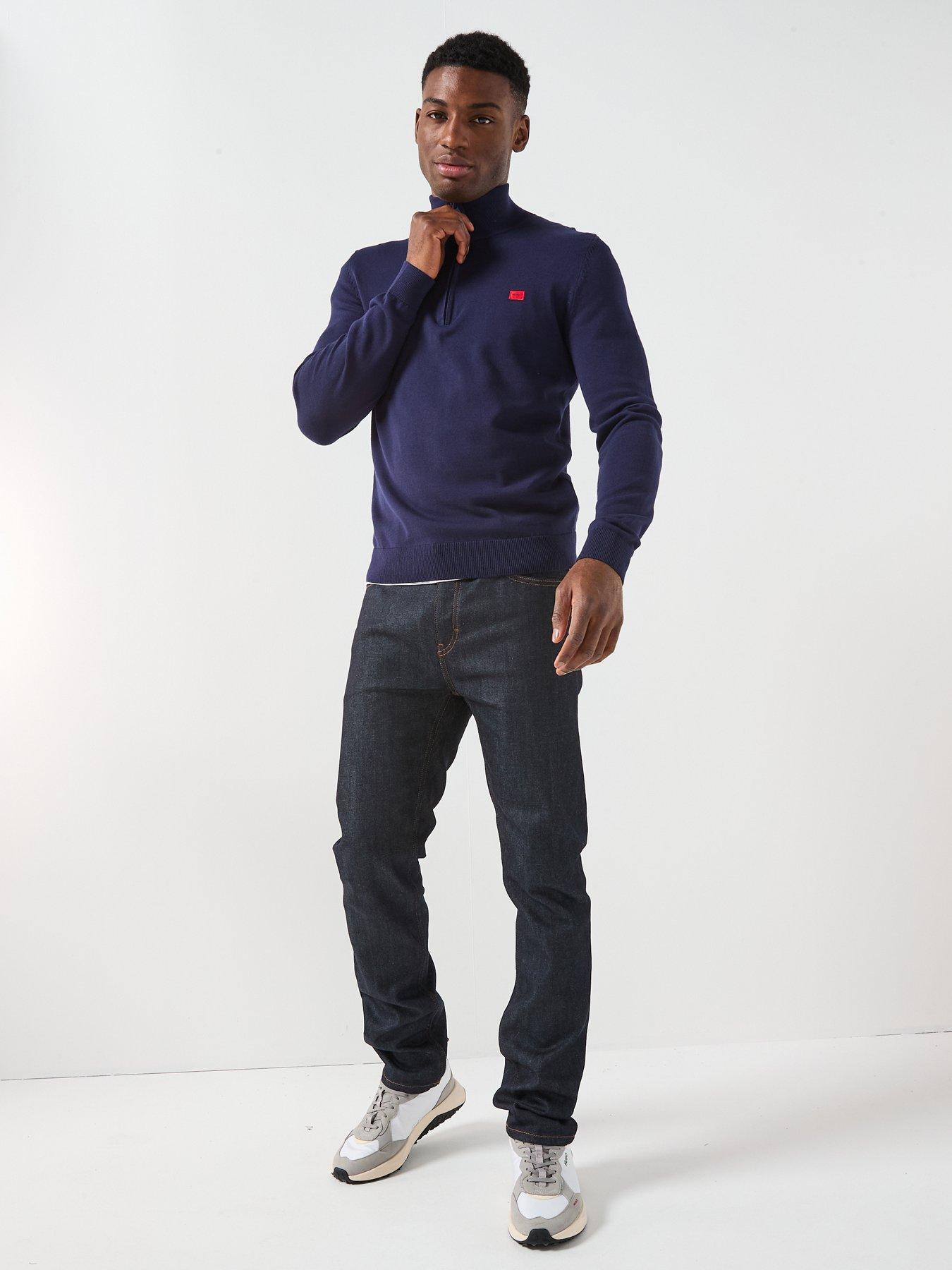 hugo-san-quintus-c-regular-fit-14-zip-knitted-jumper-navyback